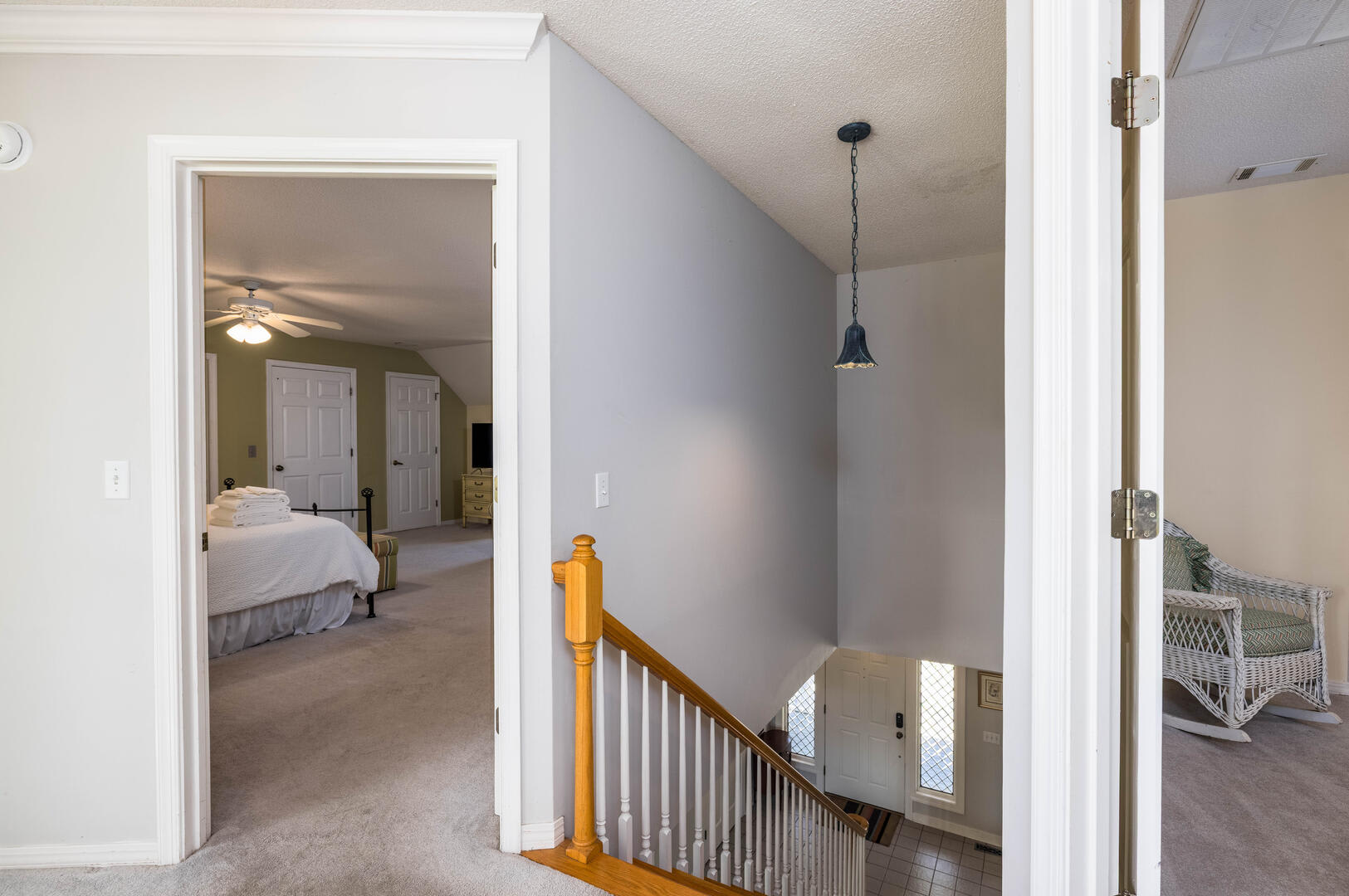 Stairs to second floor