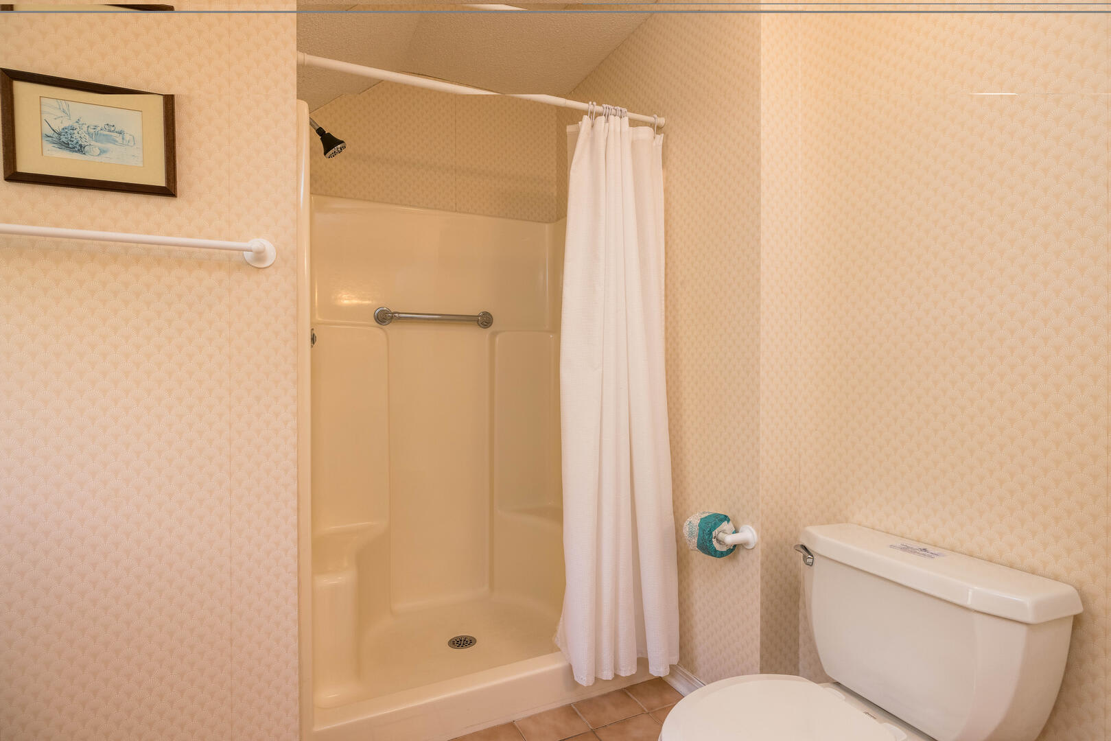 Second floor guest bedroom with en suite bathroom. Please note that bunk bedroom is off of this bedroom.