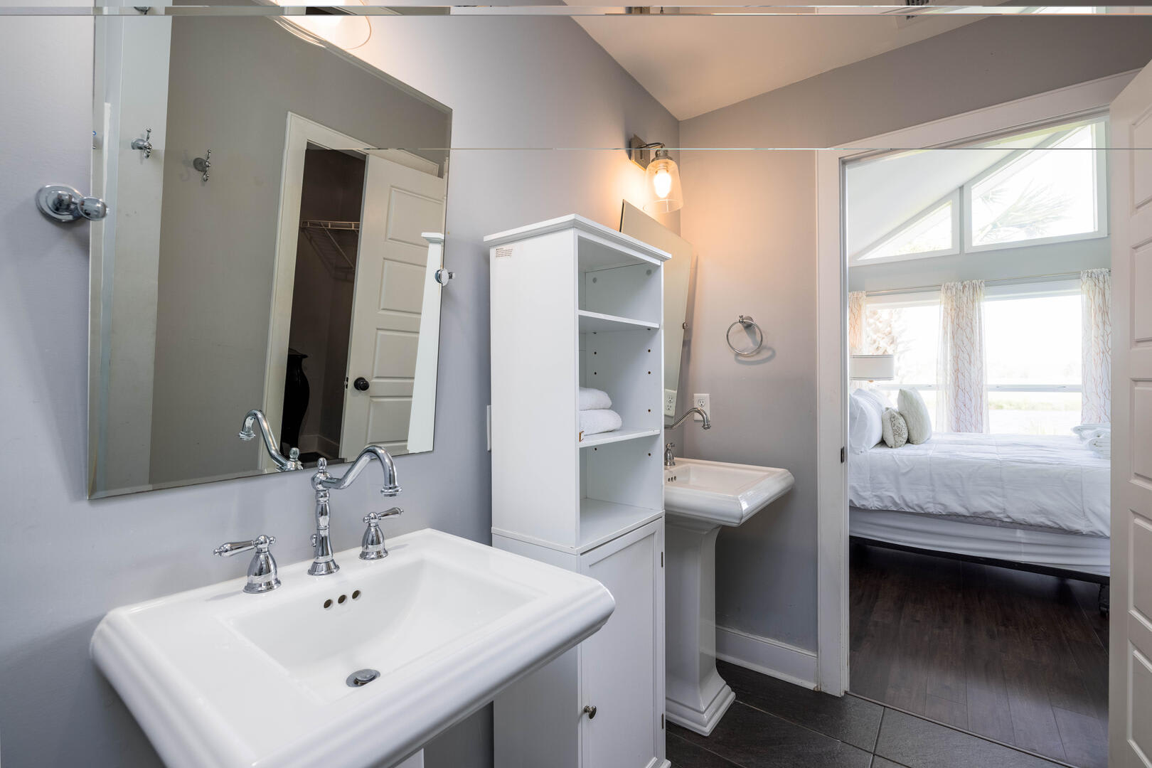 Primary bedroom with en suite bathroom