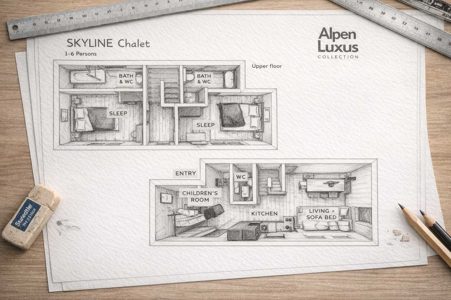 SKYLINE Chalet – Ansicht 5