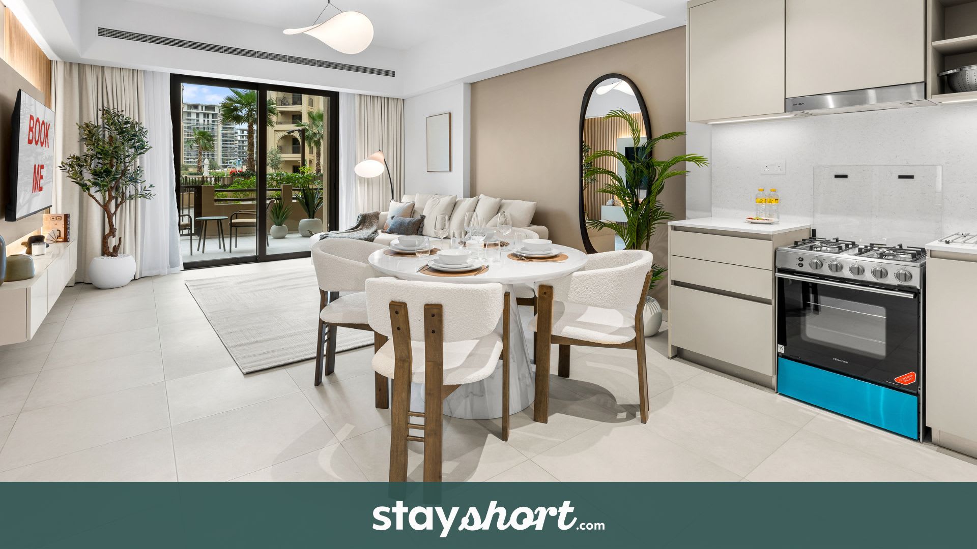 Free housekeeping visits during your stay - StayShort - Modern 1BR Retreat in MJL Sleeps 4 — Madinat Jumeirah Living, Dubai — vacation rental