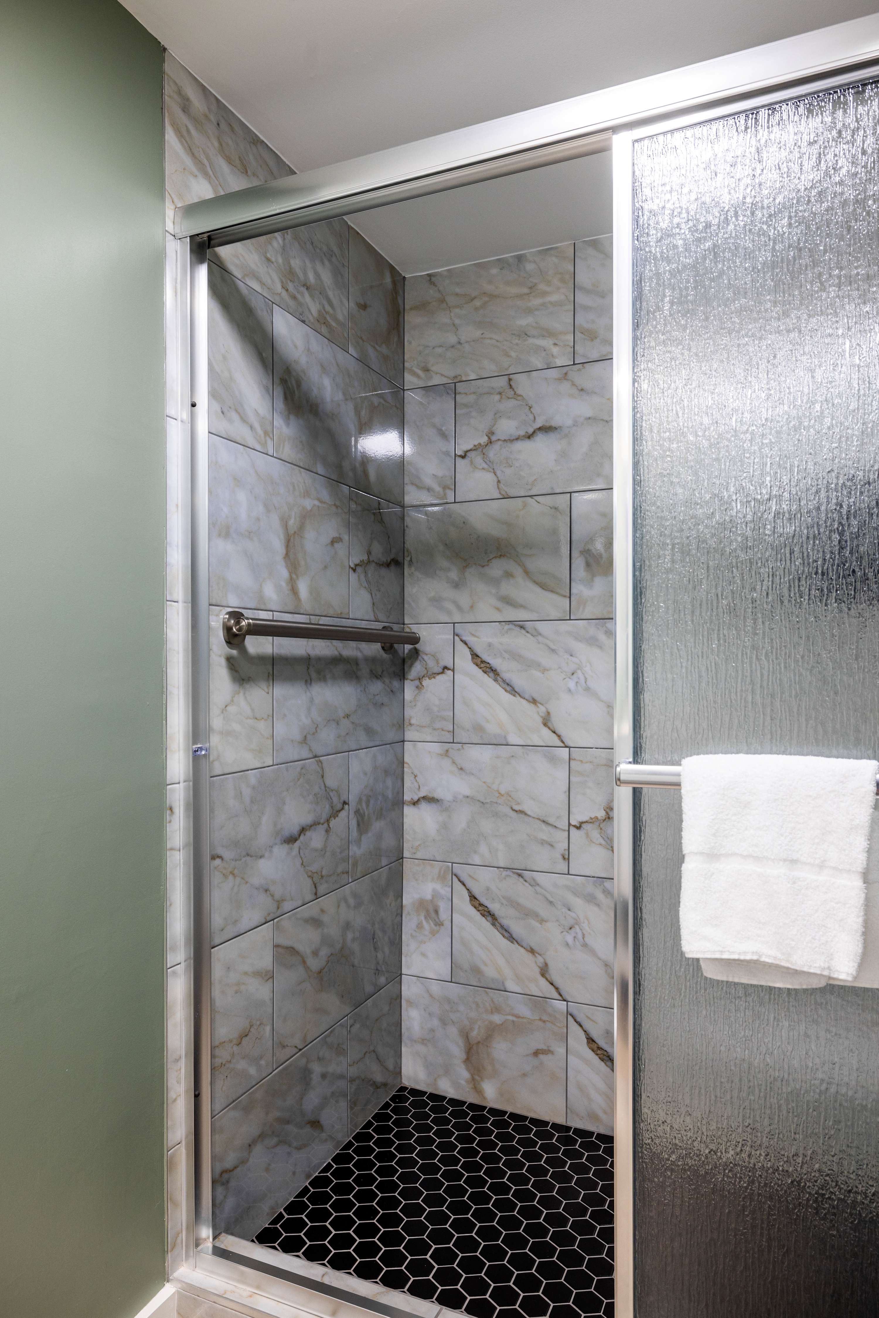 Fully Renovated Primary Bathroom with Walk-In Shower 