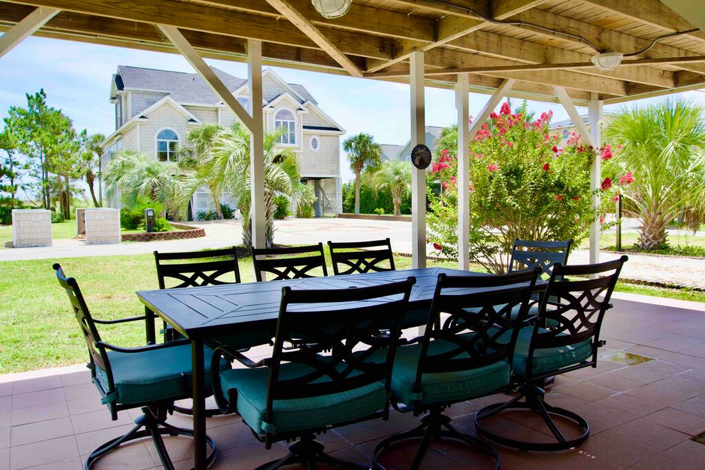 Beach Is Just Across the Street