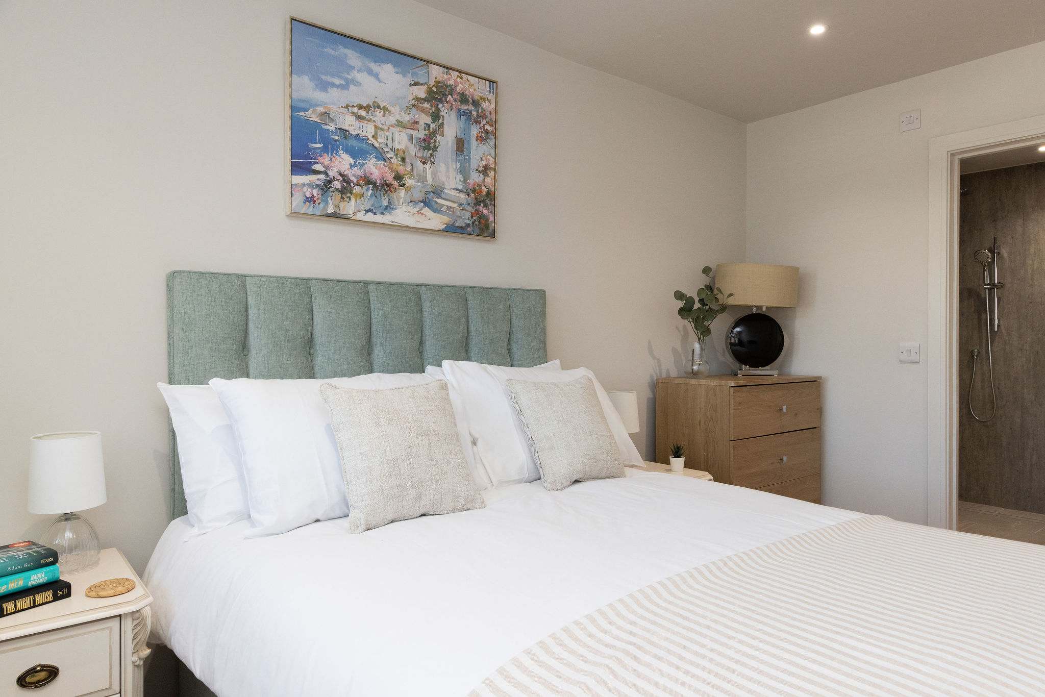 Modern seaside home with bright, welcoming interiors and thoughtful touches throughout.