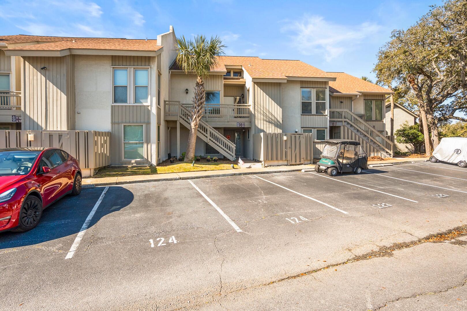 Two Parking Spaces
