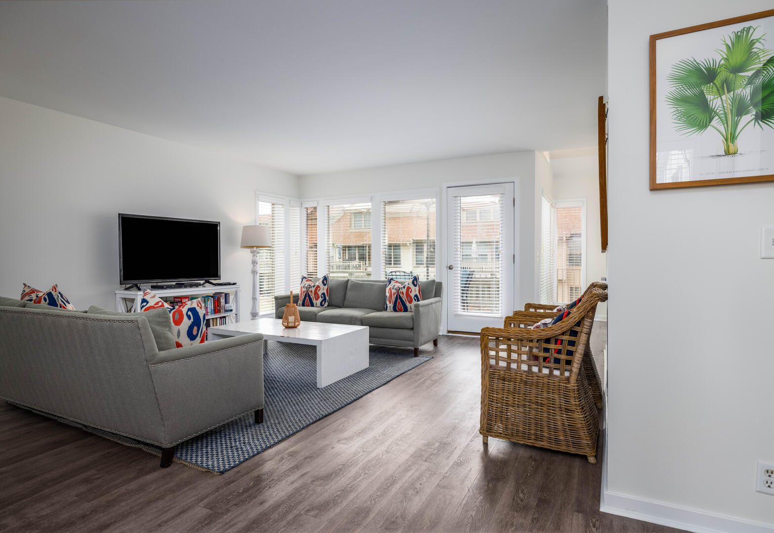 Living Room with Balcony Access