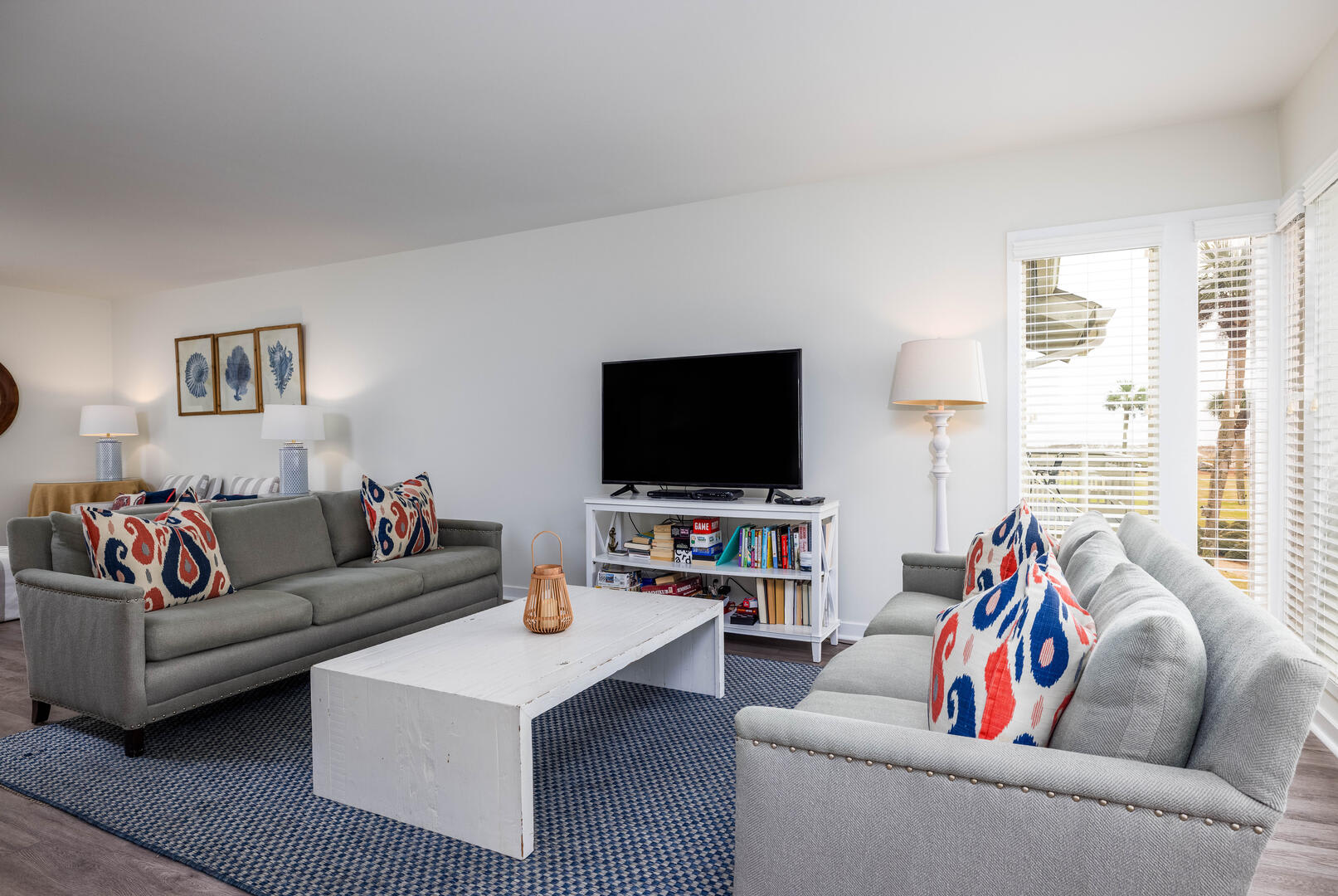 Living Room with Balcony Access