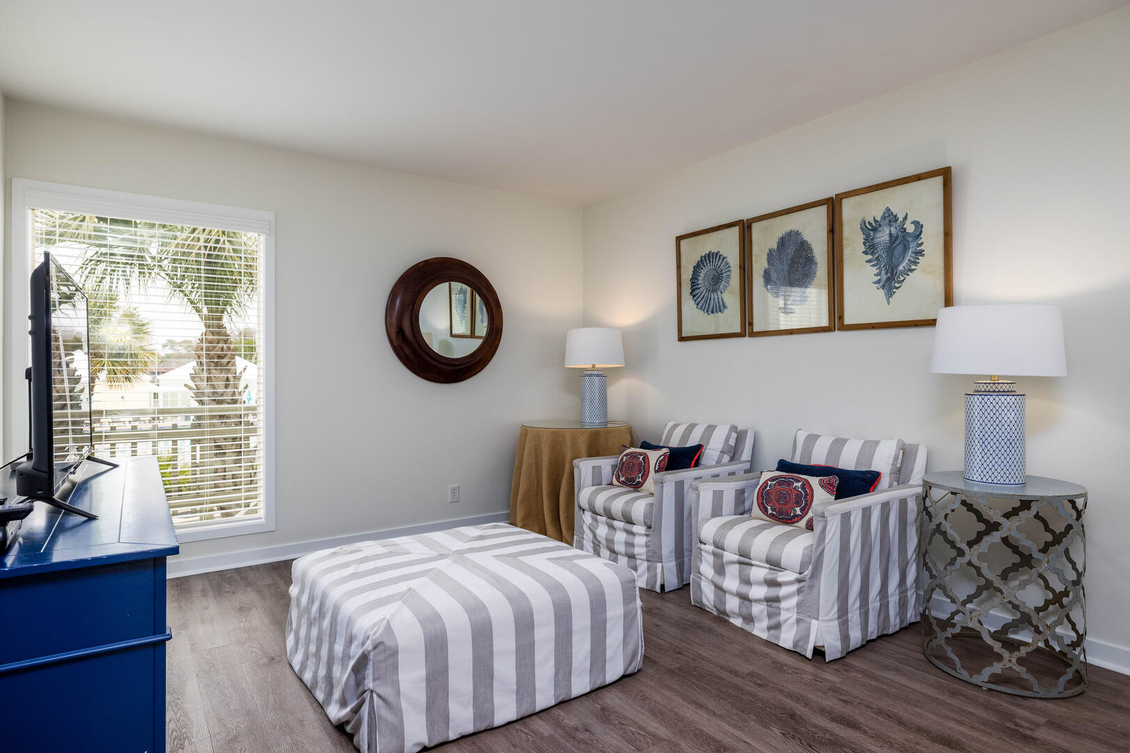 Living Room with Balcony Access