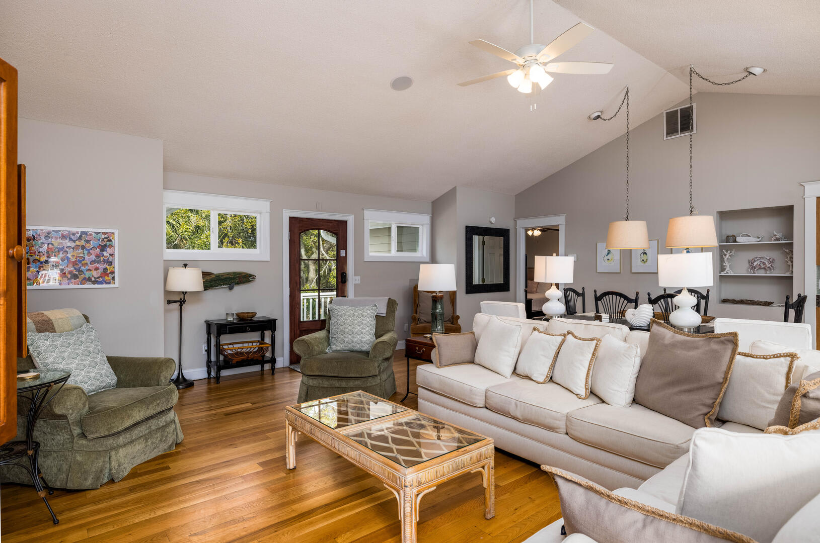 Living Room with Access to the Deck