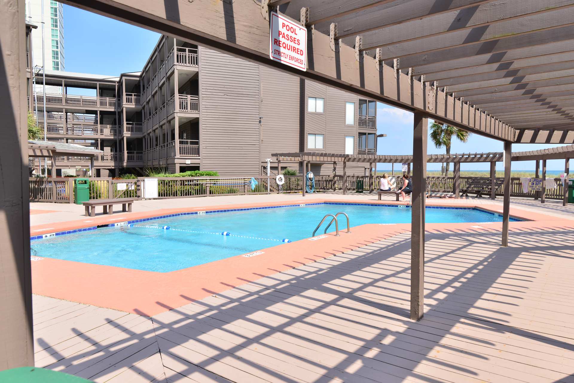 Oceanfront Pool Deck Right Across the Street