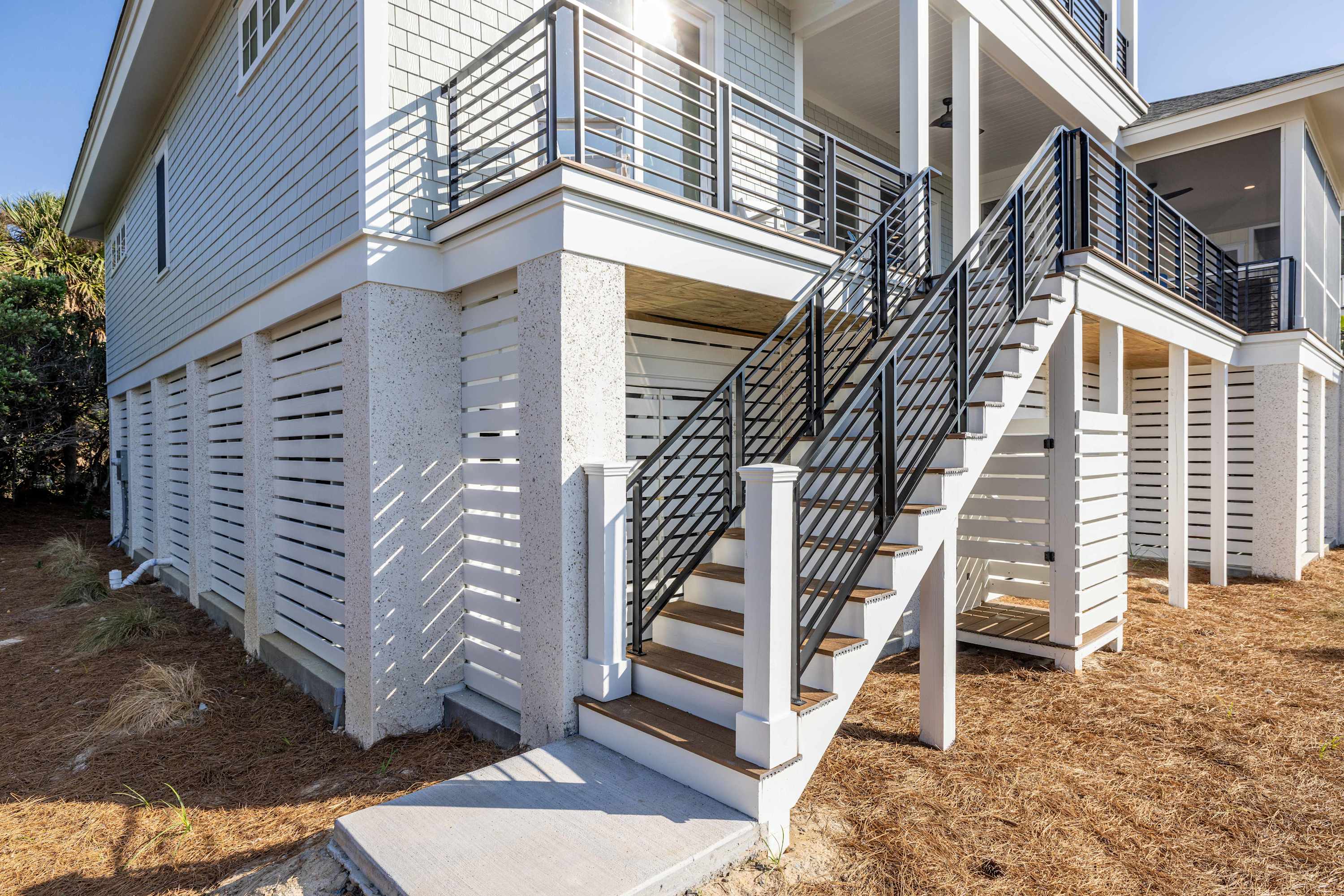 Back Stairs to Beach Access from the House