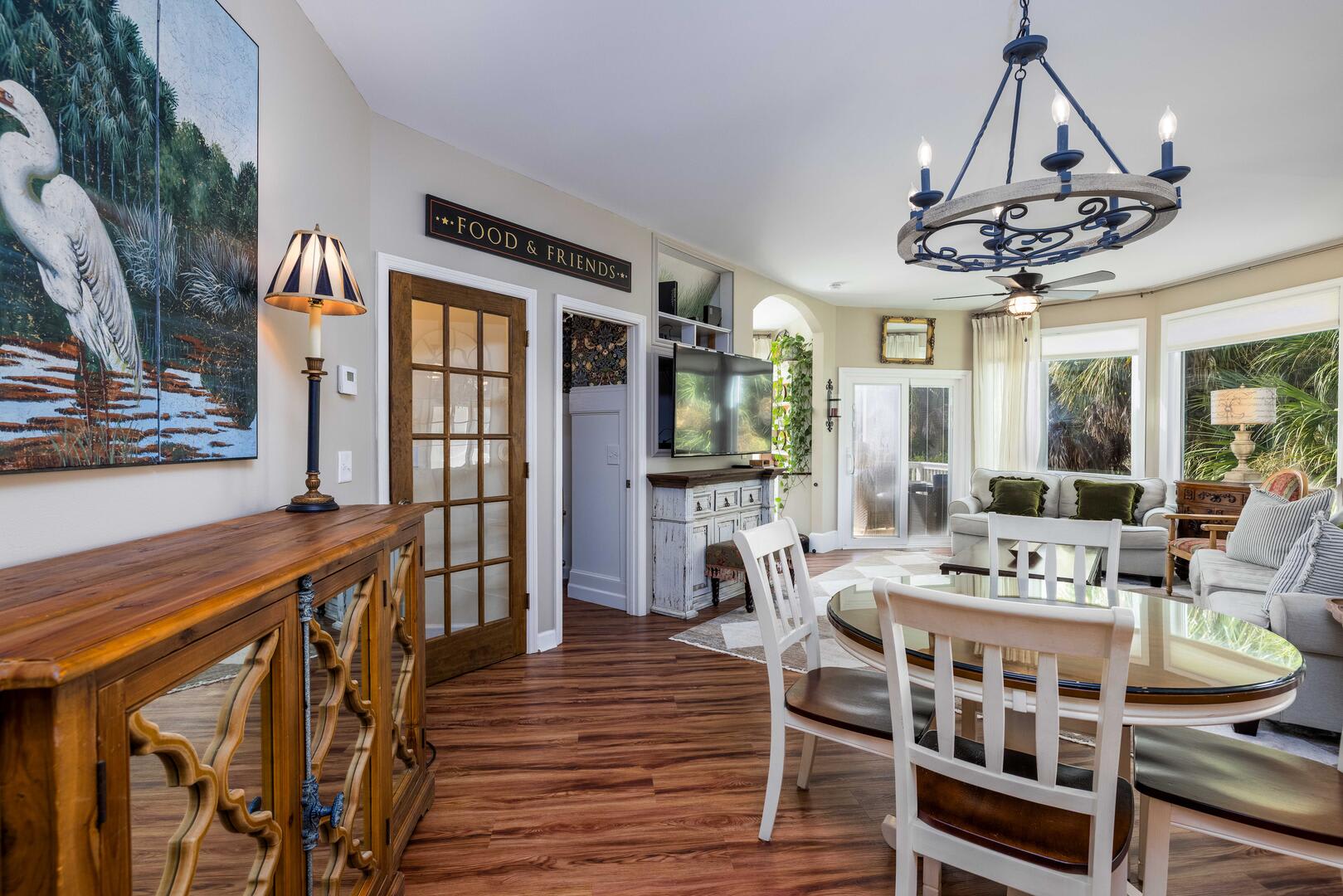 Dining Area and Living Room