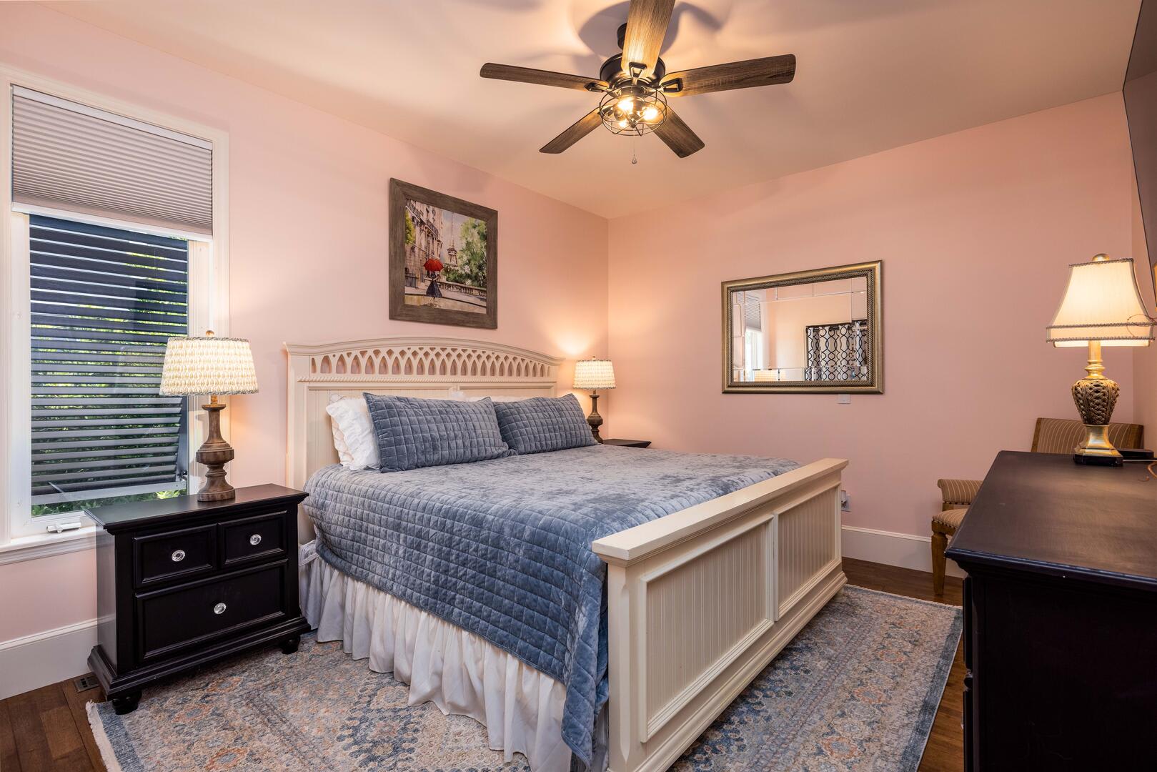 1st Level Primary King Bedroom with Full En Suite Bathroom