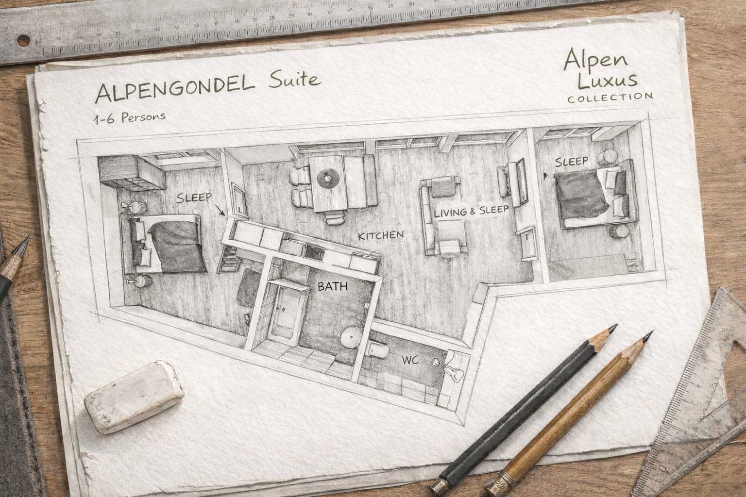 ALPENGONDEL Suite – Ansicht 5