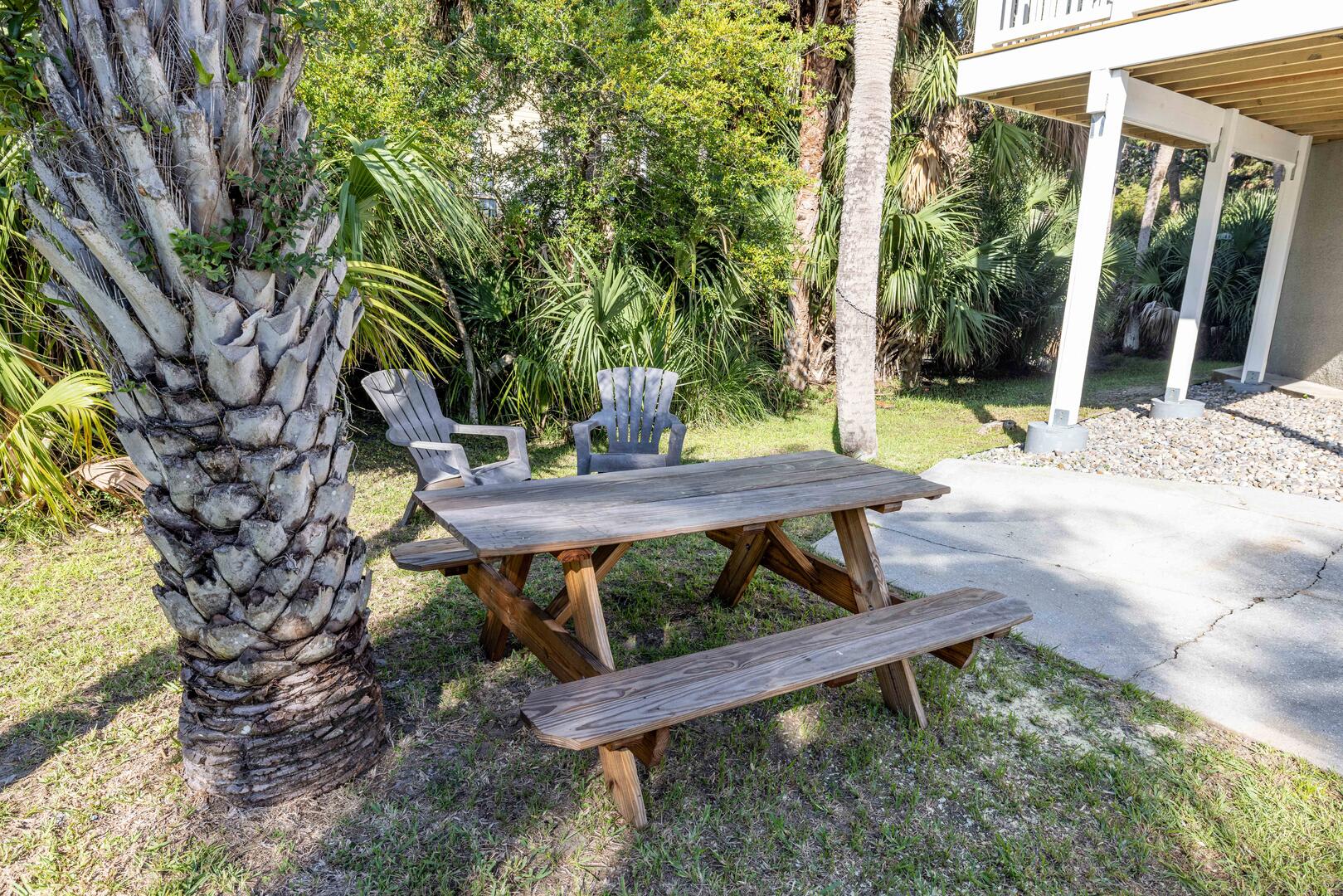 Picnic Table and Seating