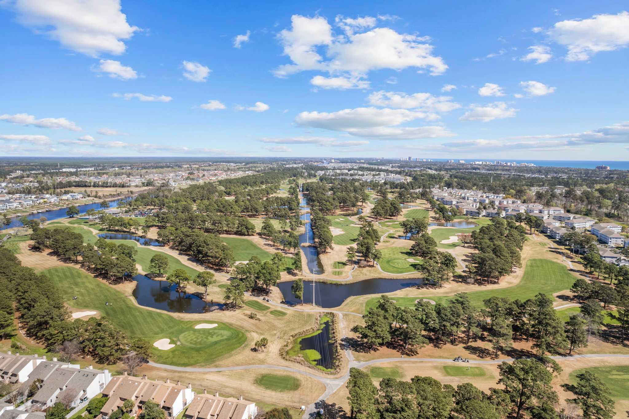 Fairway Breeze Retreat with Pond and Golf Views