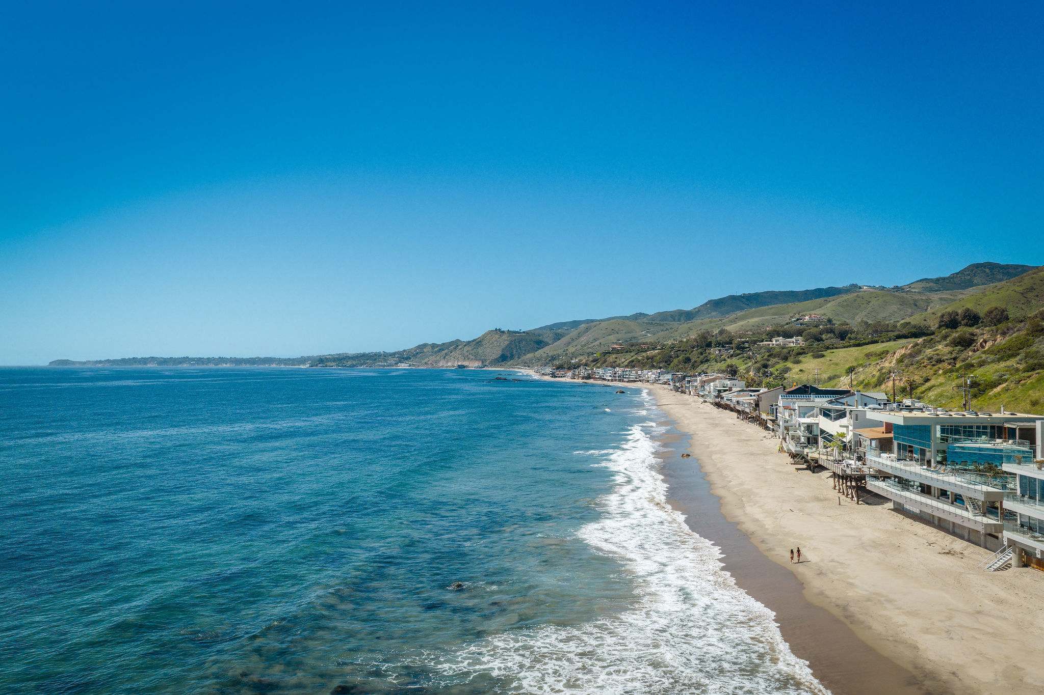 Malibu shoreline with sweeping Pacific Ocean views.