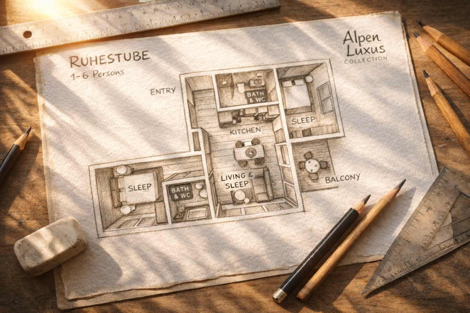 RUHESTUBE – Ansicht 5
