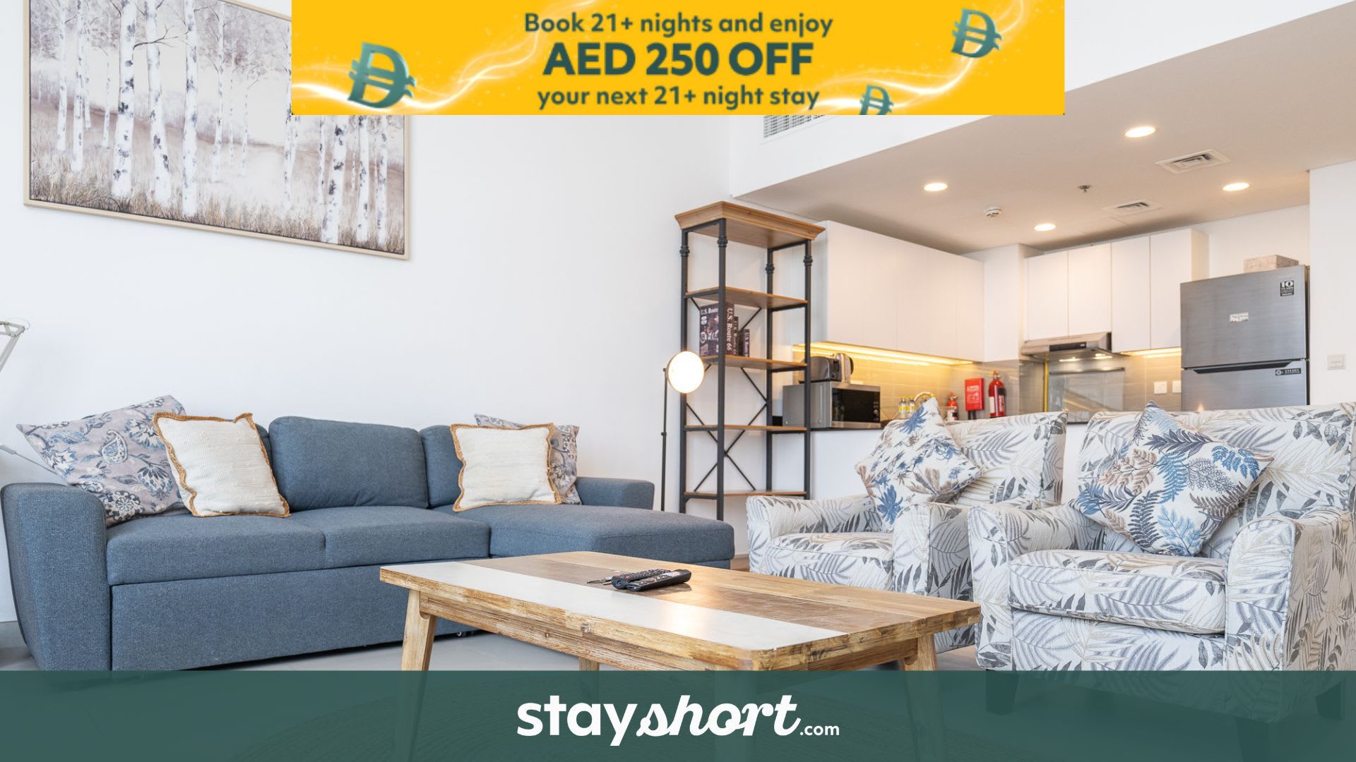 Free housekeeping visits during your stay - StayShort - Cozy 2BR Retreat in Dubai South Near Expo City — Dubai South, Dubai — vacation rental