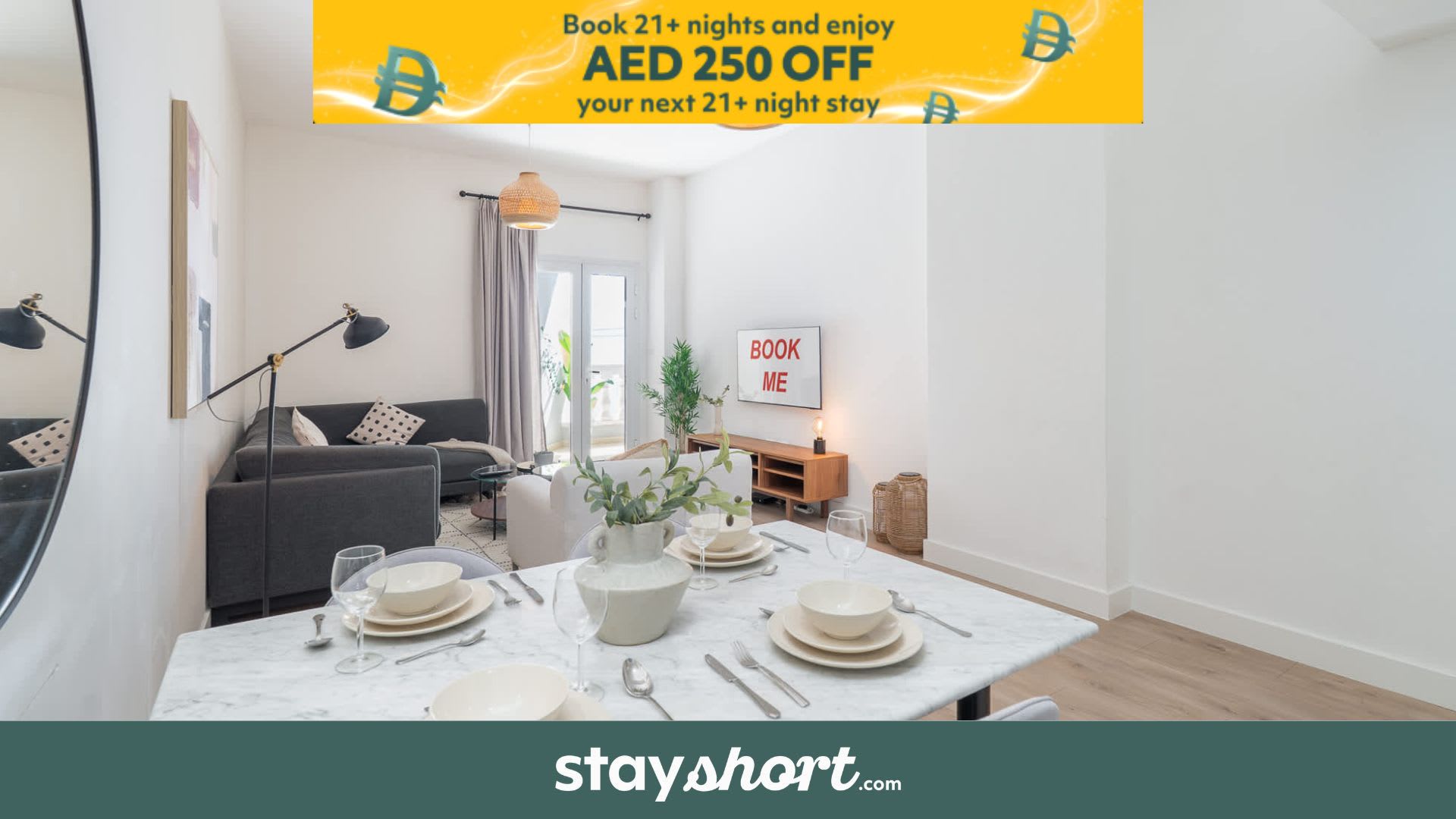 Free housekeeping visits during your stay - StayShort - Exceptional Spacious Apartment Offering Modern Living in JVC — JVC, Dubai — vacation rental