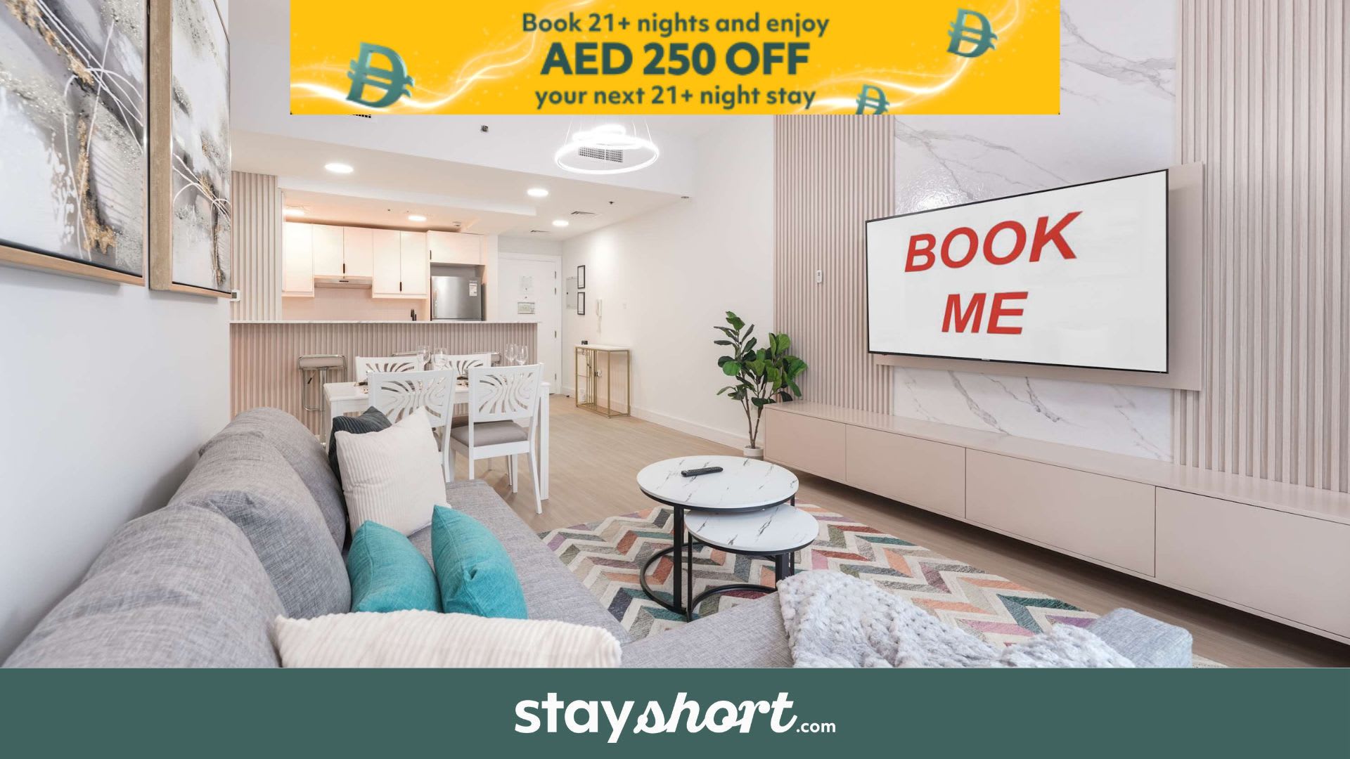 Free housekeeping visits during your stay - StayShort - Modern 1 Bedroom in Dubai Marina that Sleeps 4 Near Metro — Dubai Marina, Dubai — vacation rental