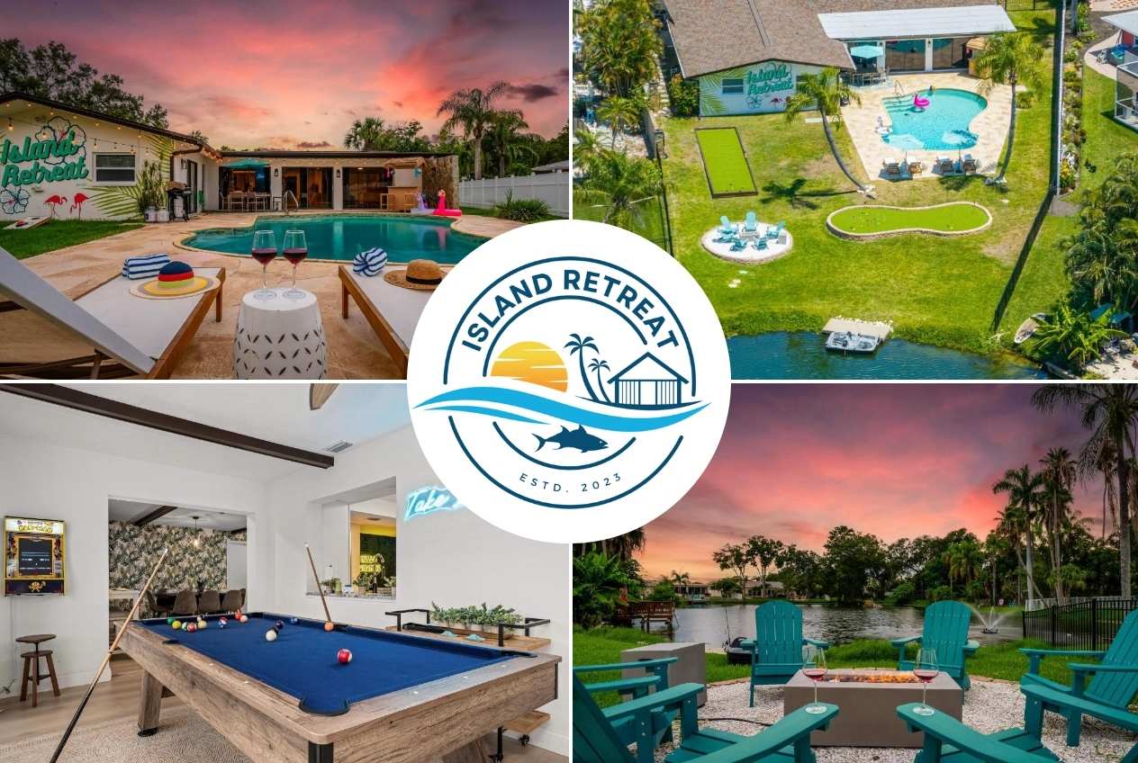 Waterfront Retreat w/ Heated Pool, Fire — Seminole, FL — vacation rental