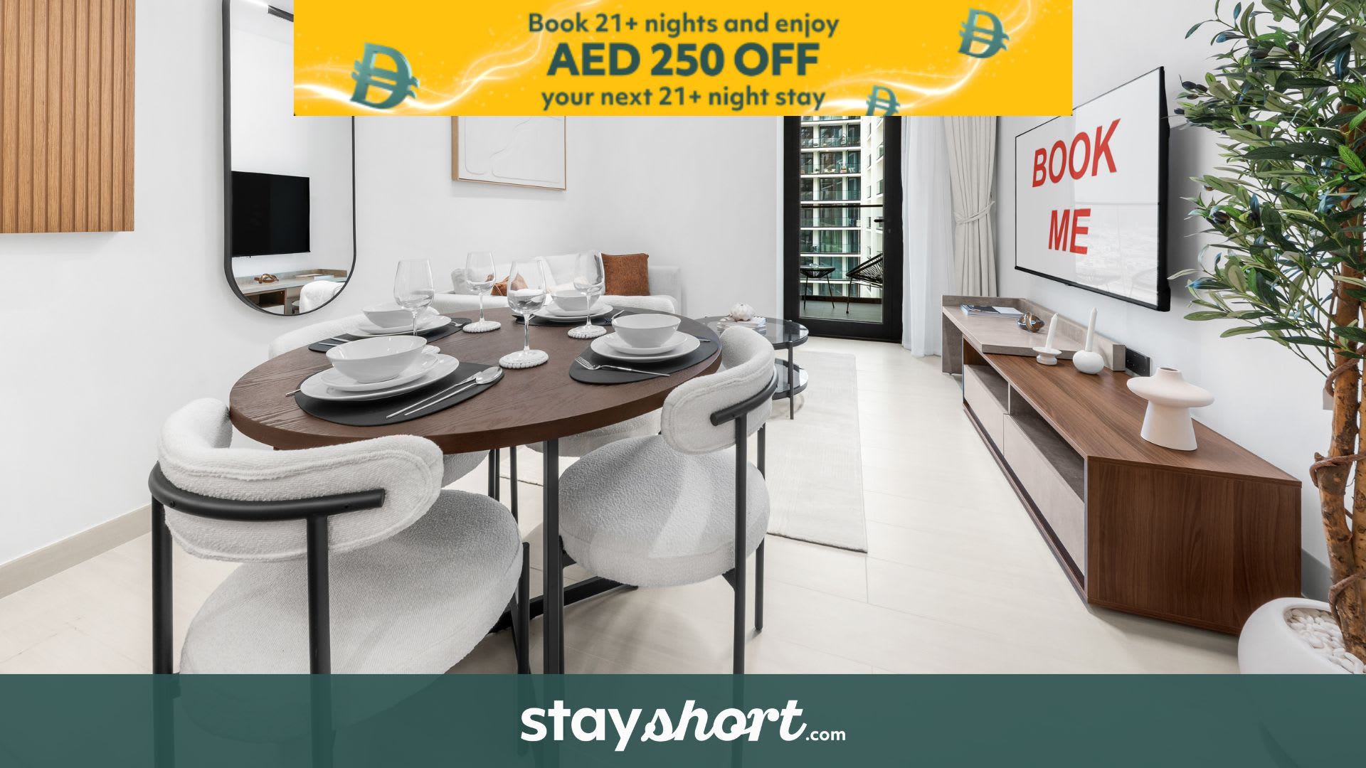 Free housekeeping visits during your stay - StayShort - Charming 1BR Retreat in JVC Sleeps 4 — JVC, Dubai — vacation rental