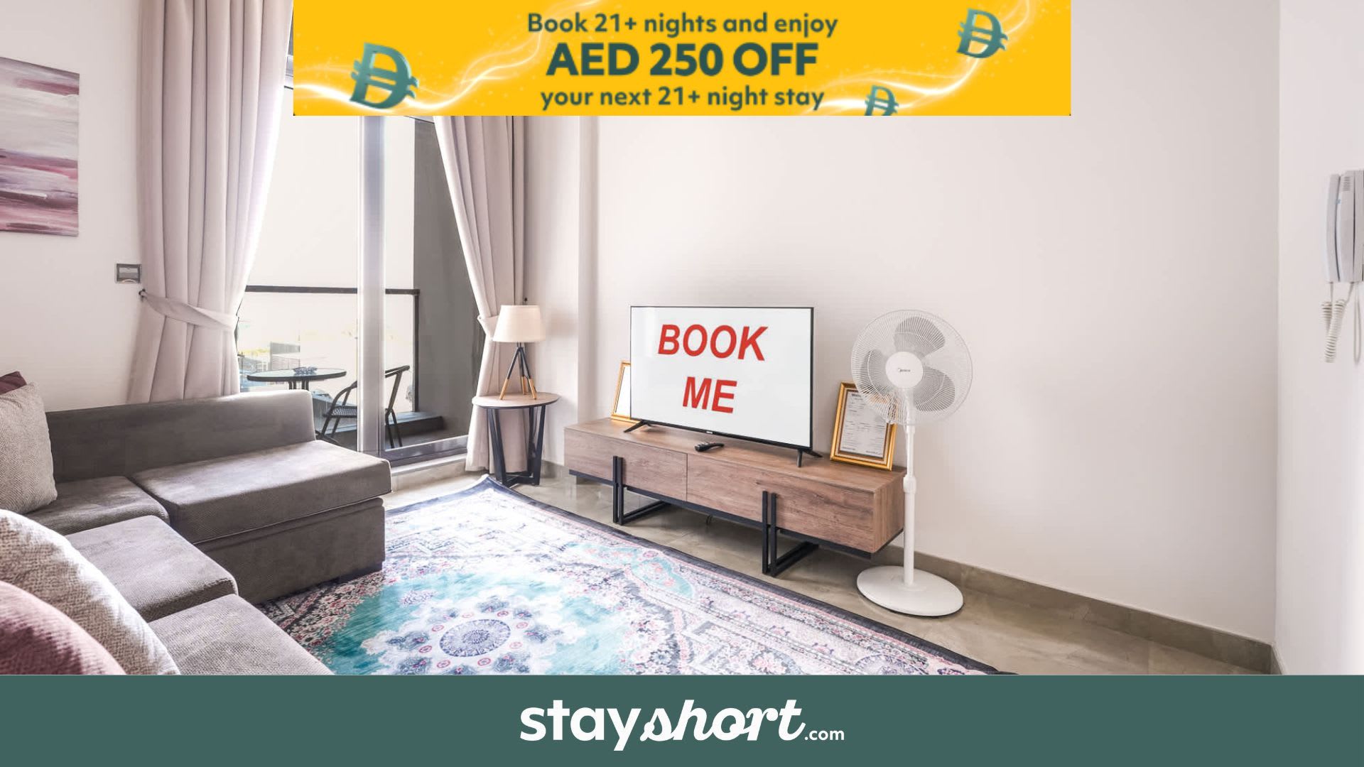 Free housekeeping visits during your stay - StayShort - Dubai South 1BR sleeps 4 — Dubai South, Dubai — vacation rental