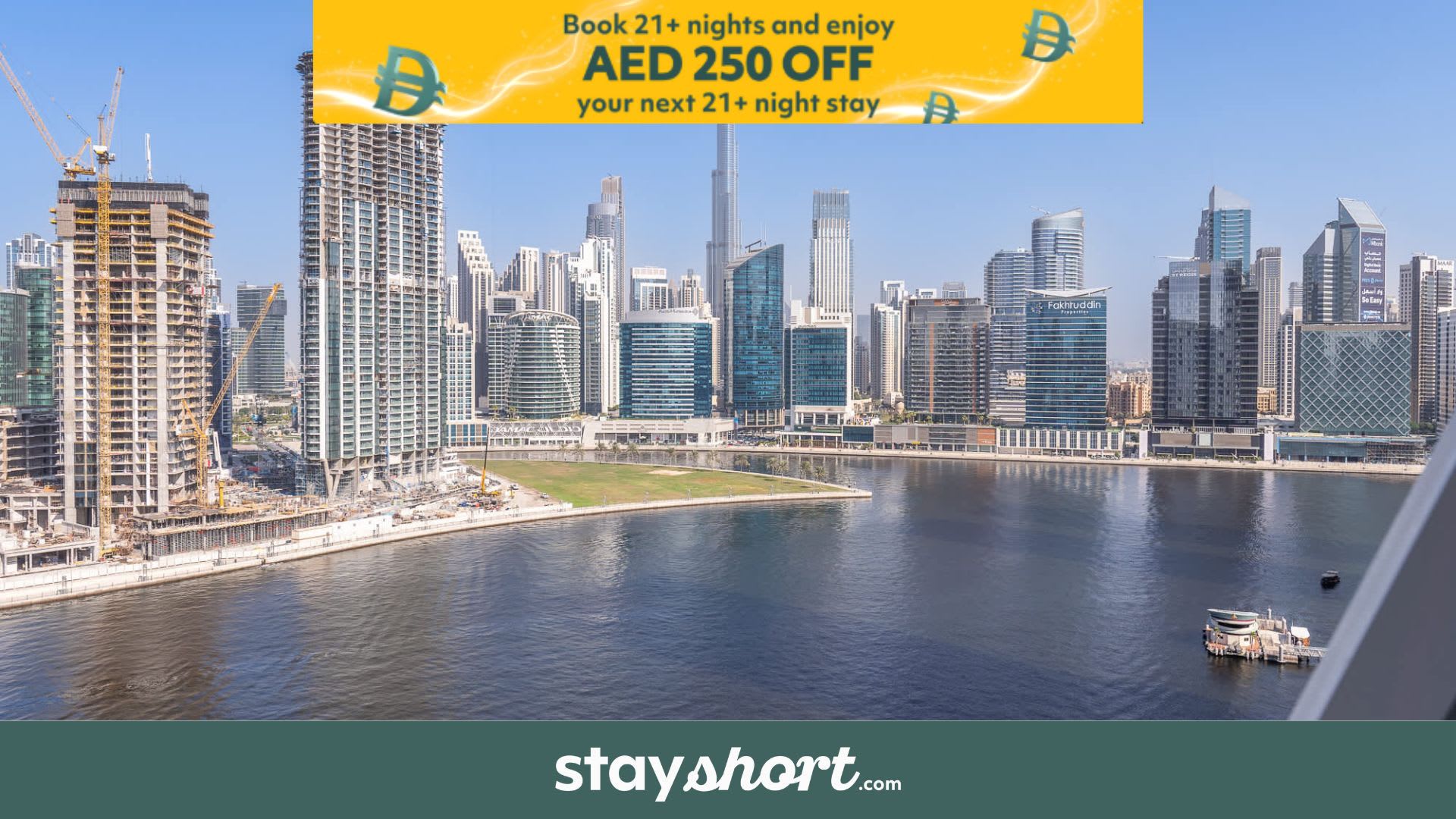 Free housekeeping visits during your stay - StayShort - Business Bay studio sleeping 4, centrally located — Business Bay, Dubai — vacation rental