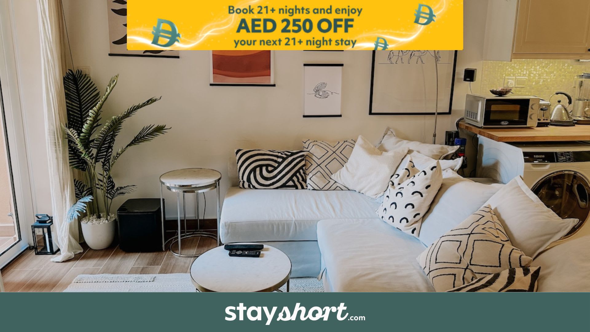 Free housekeeping visits during your stay - StayShort - Cozy 1-Bedroom Apartment in Summer Residences, JVC — JVC, Dubai — vacation rental