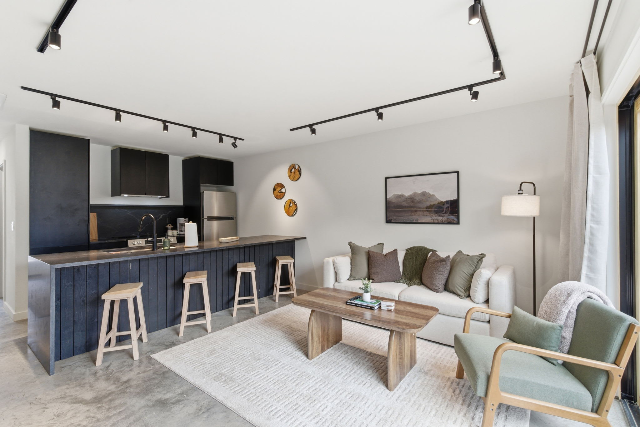 Living Room & Kitchen