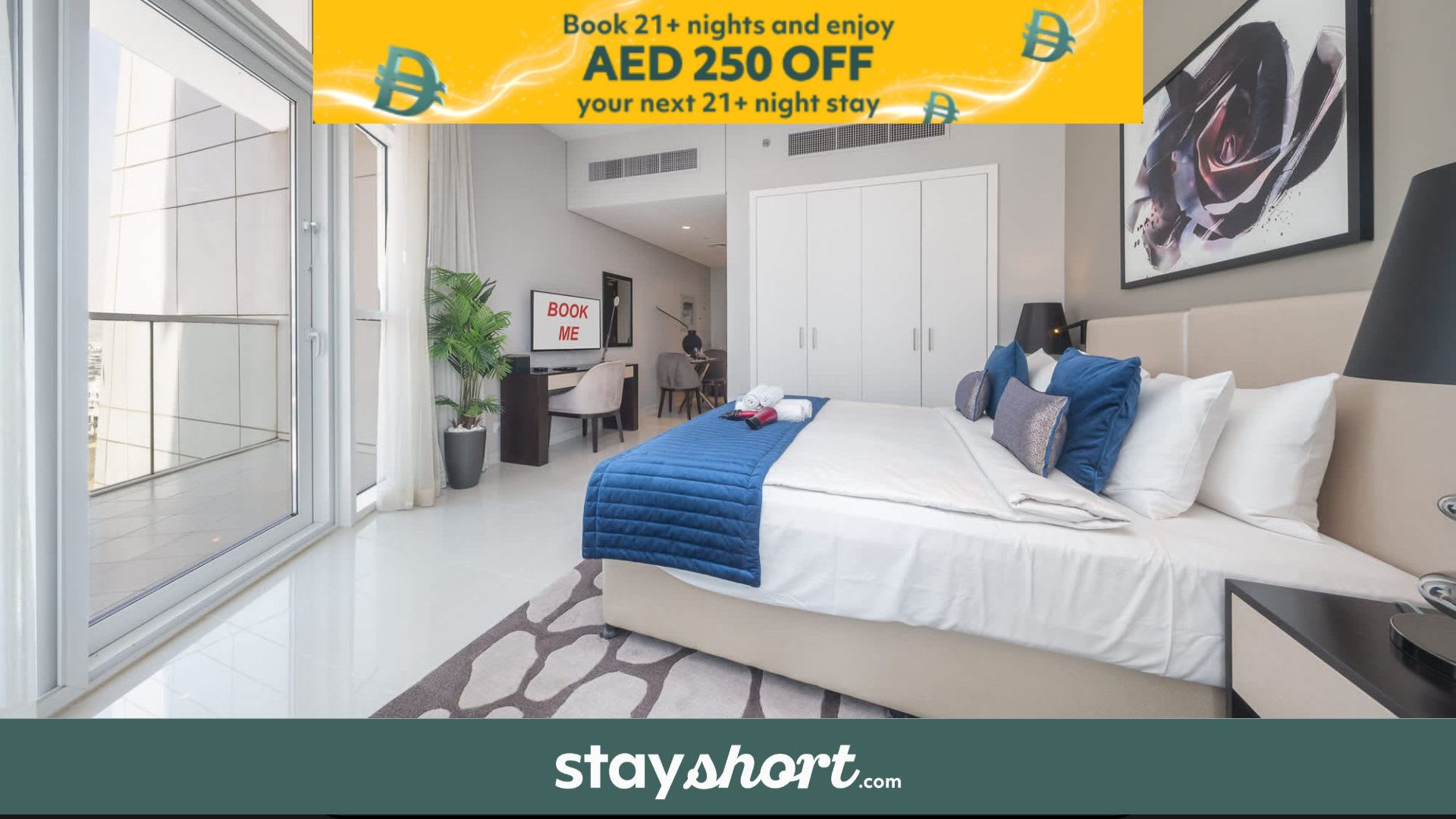 Free housekeeping visits during your stay - StayShort - Damac Hills cozy studio for 2 people! — Damac Hills, Dubai — vacation rental