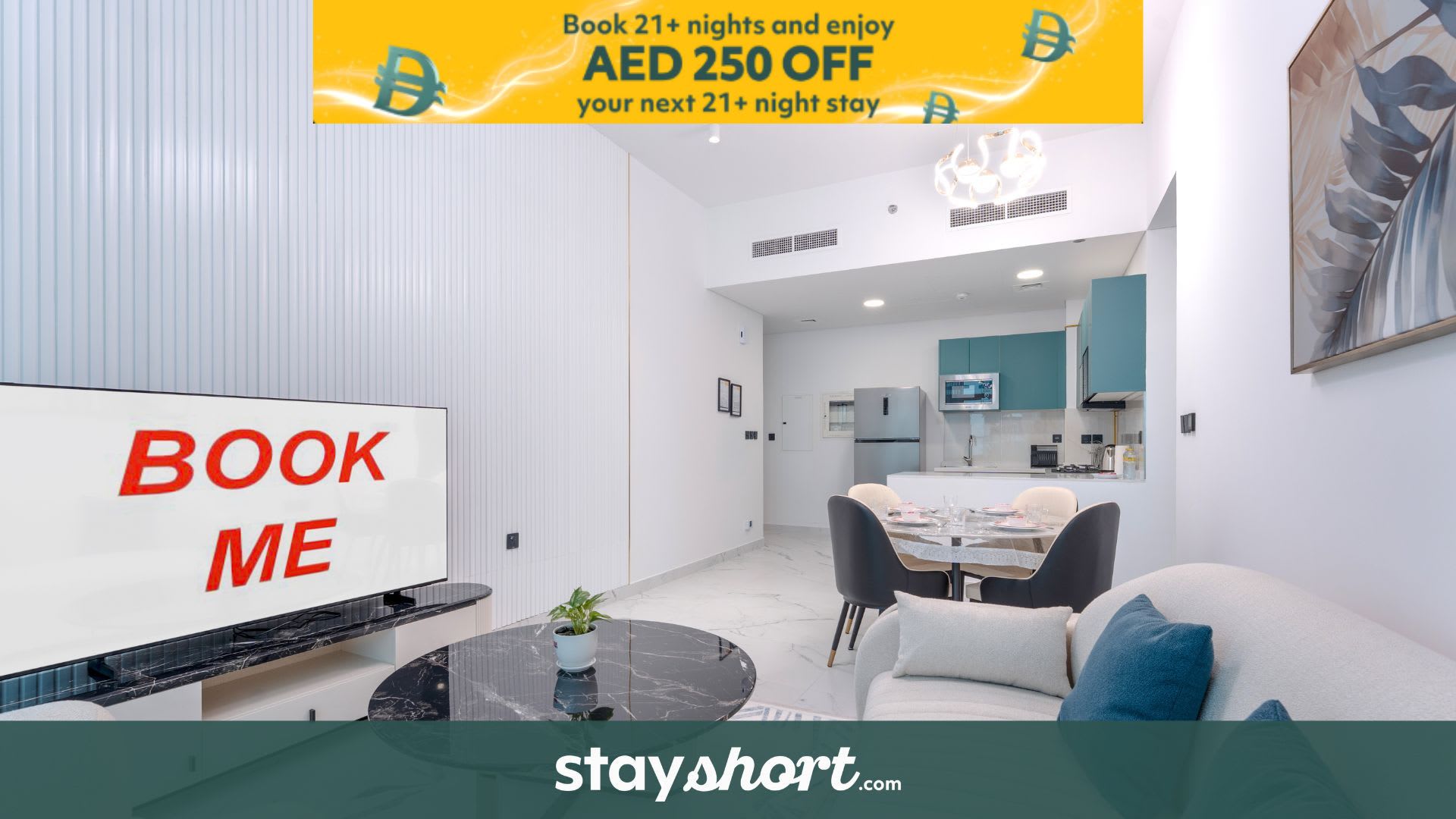 Free housekeeping visits during your stay - StayShort - Modern 2BR in Arjan that Sleeps 4 — Arjan, Dubai — vacation rental