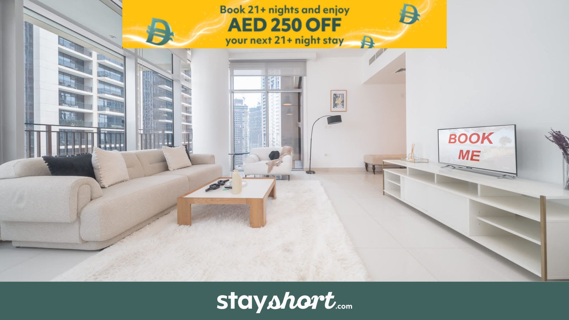 Free housekeeping visits during your stay - StayShort - Stunning Apartment in Downtown Dubai Sleeps 4 — Downtown, Dubai — vacation rental