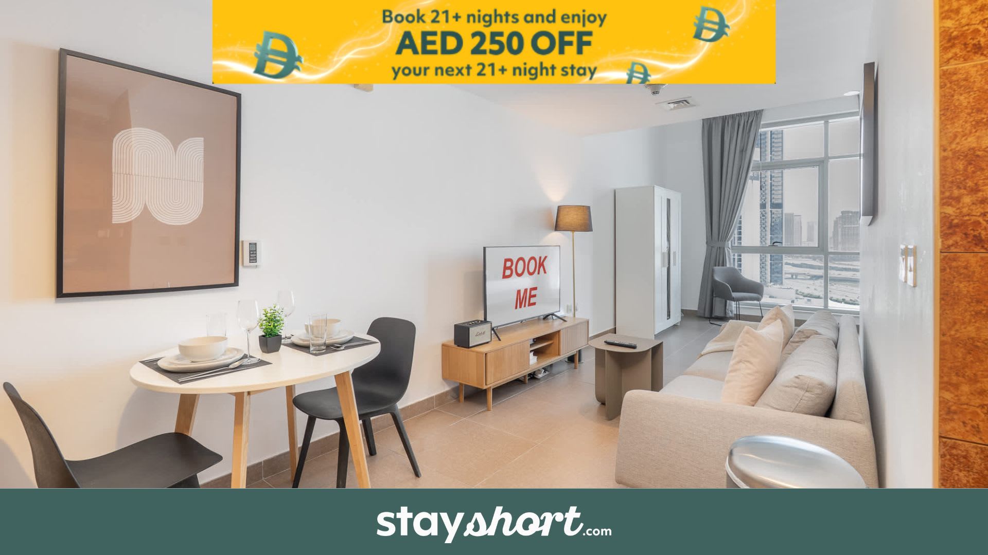 Free housekeeping visits during your stay - StayShort Bright & Cozy Studio in the Heart of Business Bay — Business Bay, Dubai — vacation rental