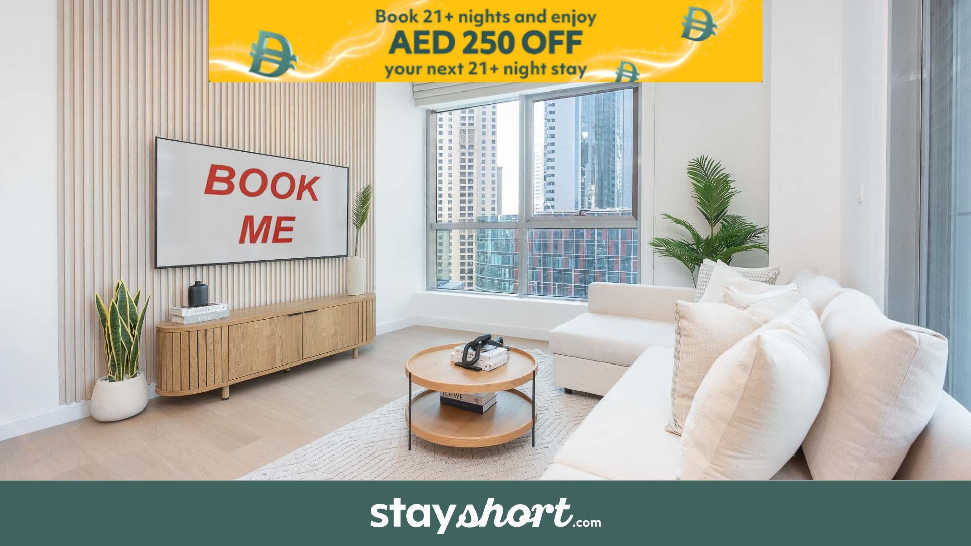 Free housekeeping visits during your stay - StayShort - 1 Bedroom that Sleeps 4 with Great City Views — Dubai Marina, Dubai — vacation rental