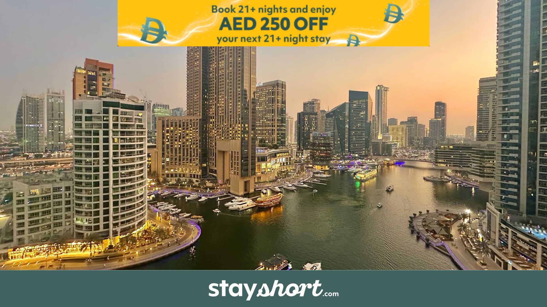 Free housekeeping visits during your stay - StayShort - 2BR in Dubai Marina Sleeps 4 with Marina View — Dubai Marina, Dubai — vacation rental