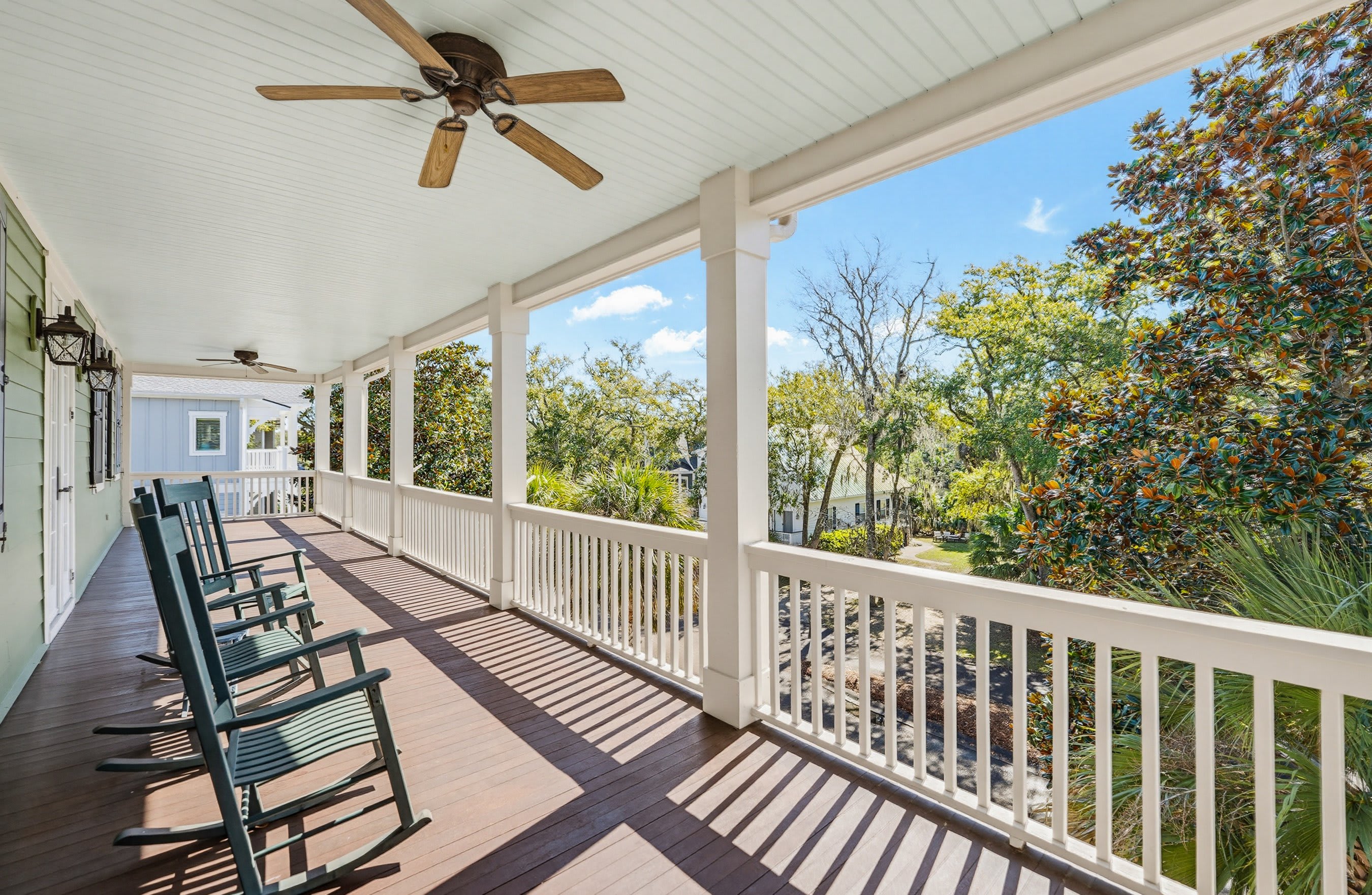 2nd Level Porch off of Guest Bedroom