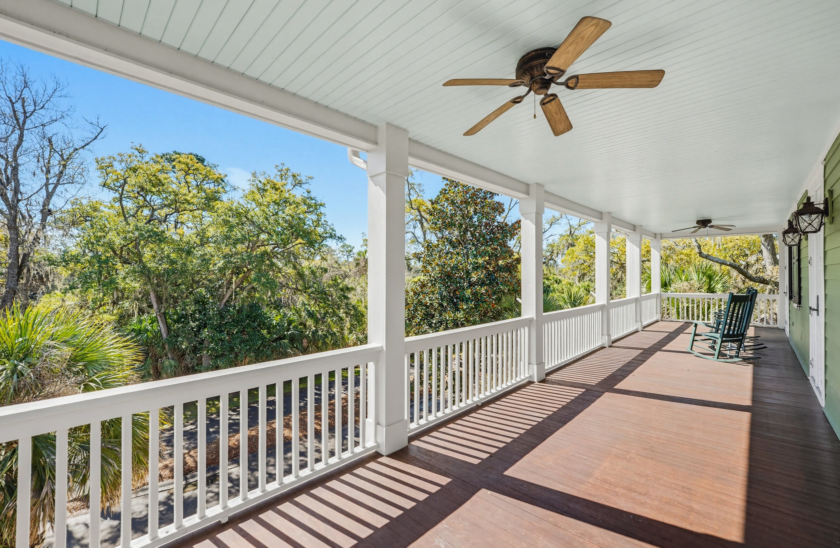 2nd Level Porch off of Guest Bedroom
