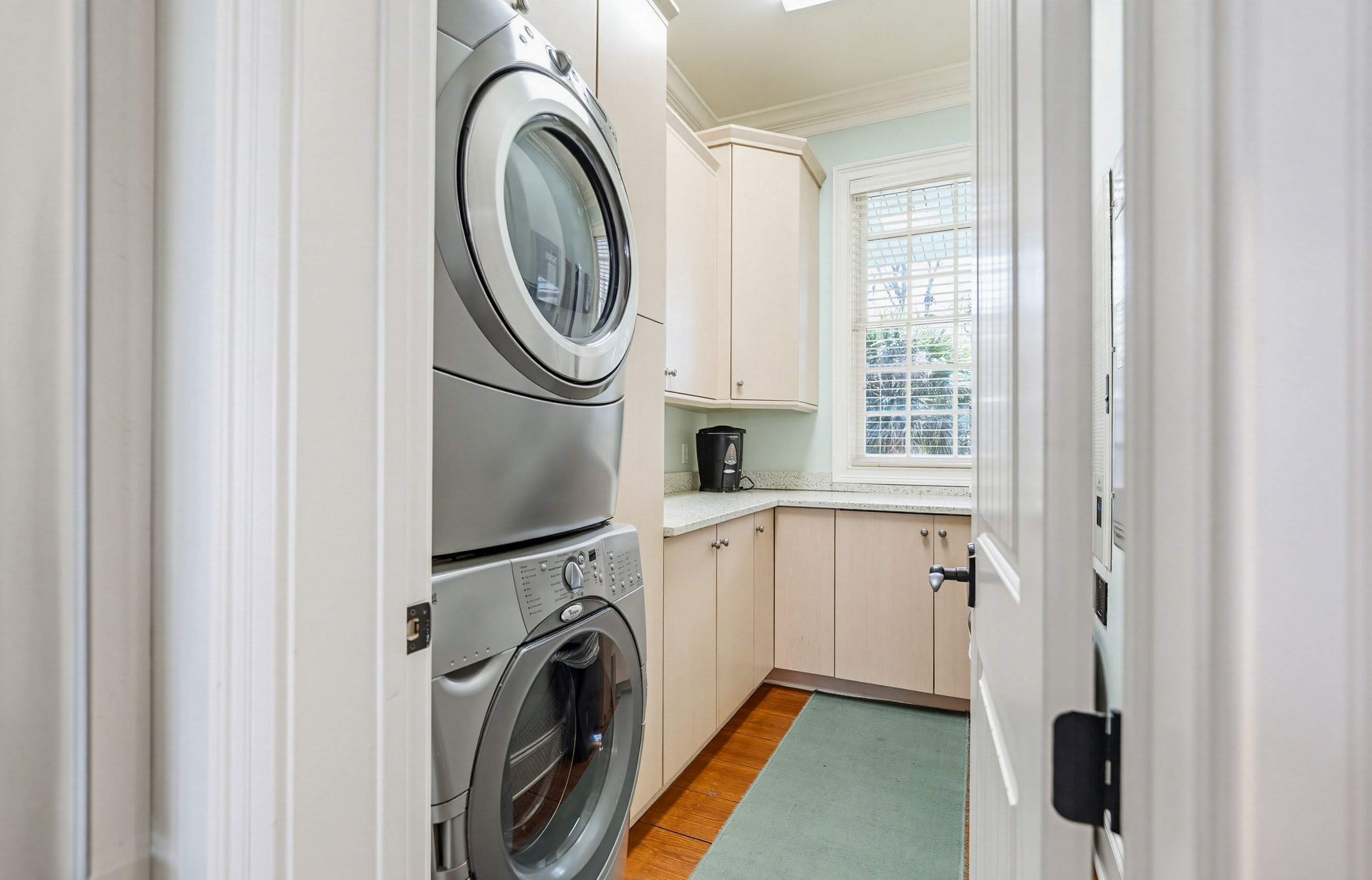 Full Pantry with Washer and Dryer