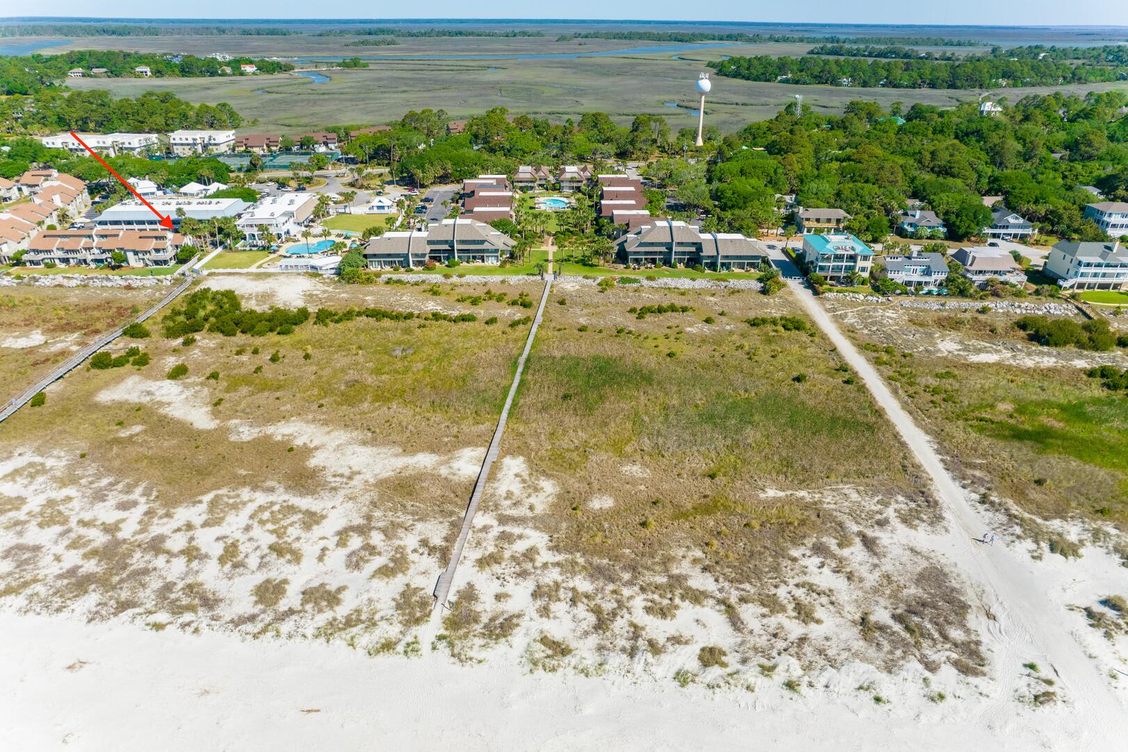 Drone Photo Beach Access