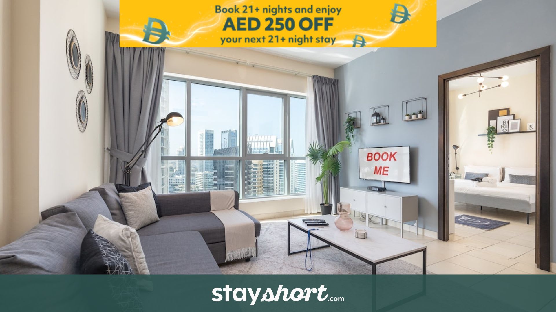 Free housekeeping visits during your stay - StayShort - Elegant 1-Bedroom Retreat in The Point Tower Marina — Dubai Marina, Dubai — vacation rental