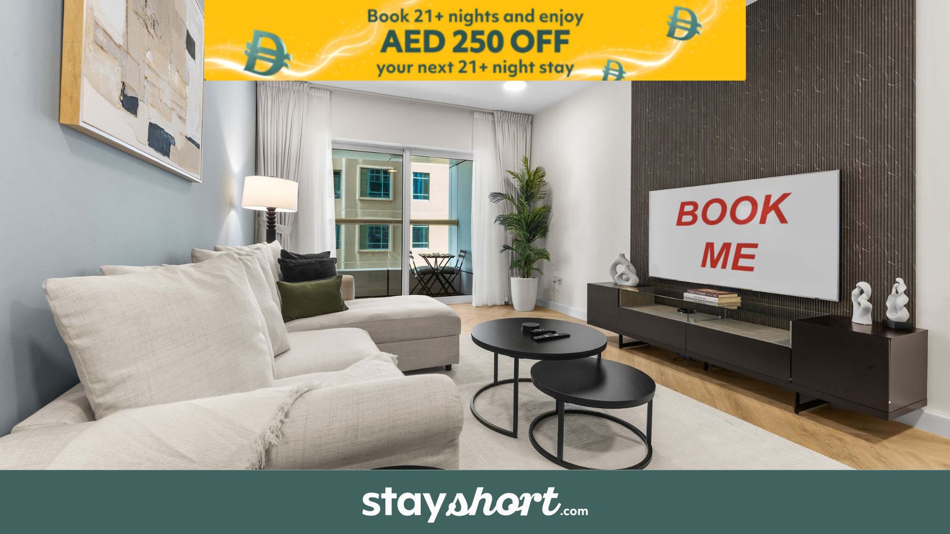 Free housekeeping visits during your stay - StayShort - Cozy Dubai Marina Stay with Private Balcony Sleeps 2 — Dubai Marina, Dubai — vacation rental