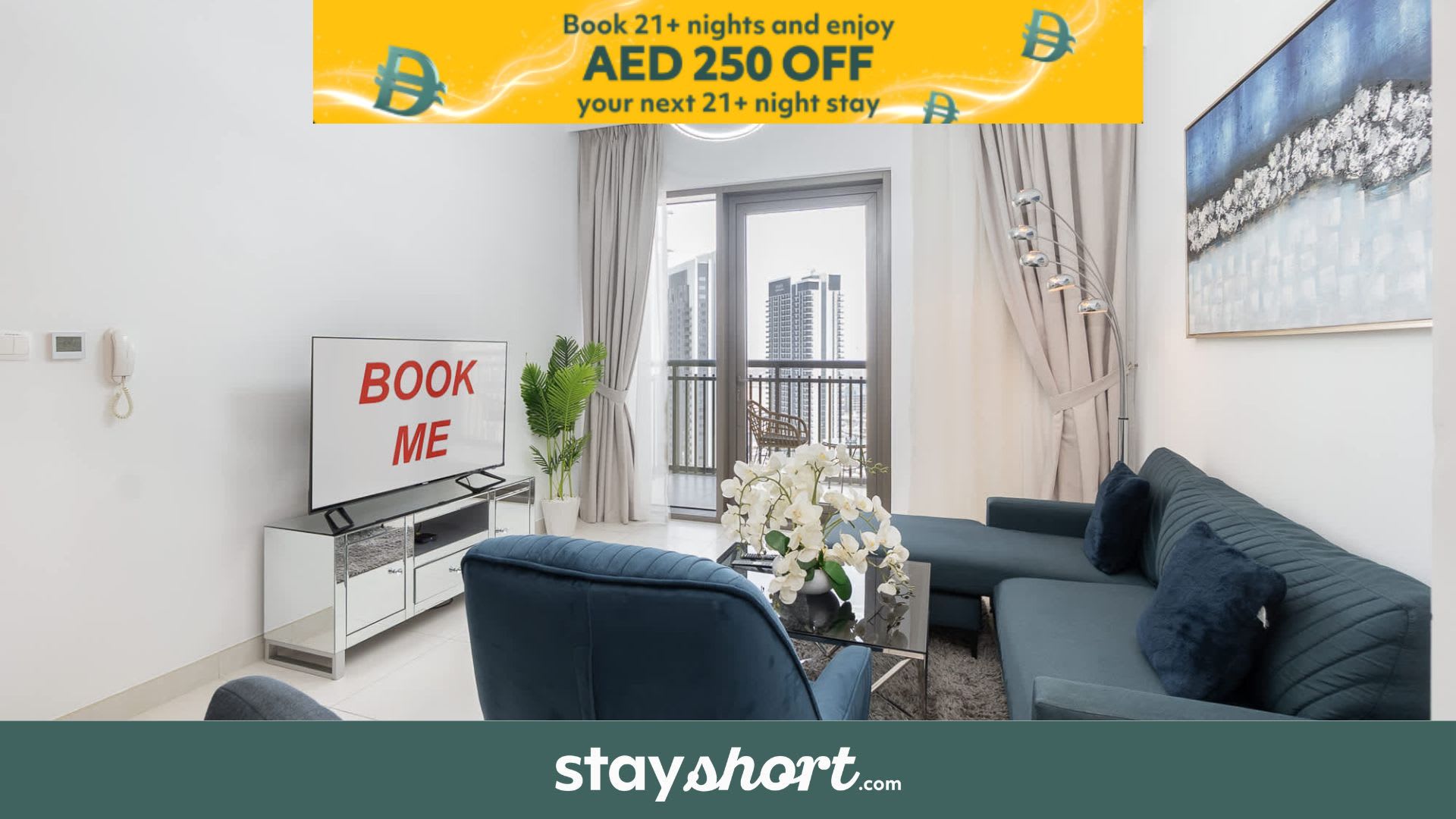 Free housekeeping visits during your stay - StayShort - Creek Harbour sleeps 2 in a Great Location! — Creek Harbour, Dubai — vacation rental