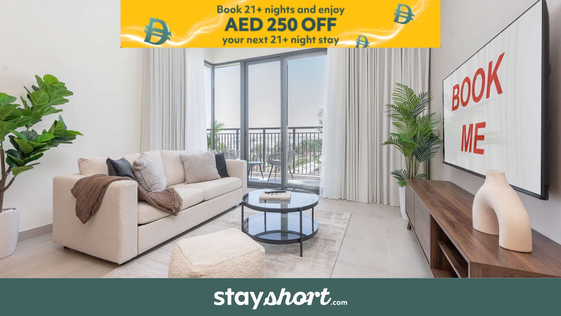 Free housekeeping visits during your stay - StayShort - Elegant 2BR Residence in the New The Diplomat — Townsquare, Dubai — vacation rental