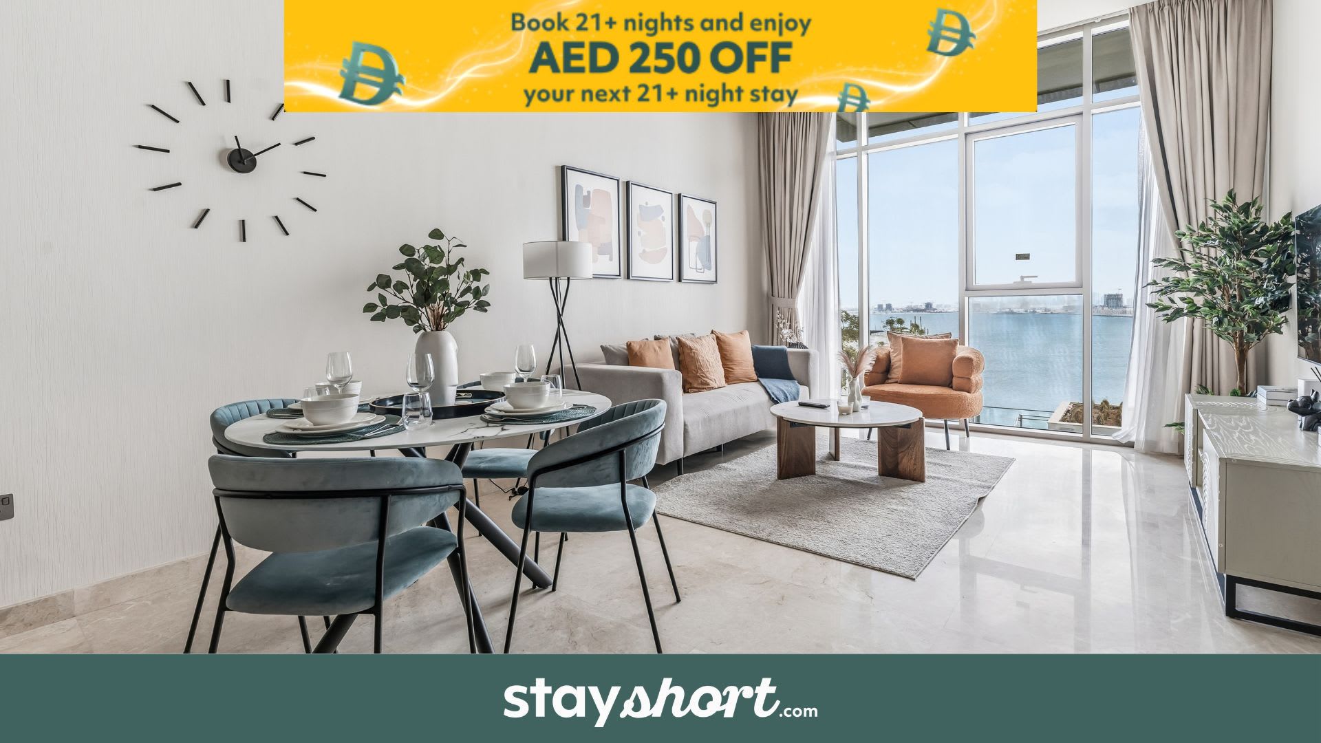 Free housekeeping visits during your stay - StayShort - Stunning 1 Bed in Maritime City that Sleeps 2! — Dubai Maritime City, Dubai — vacation rental