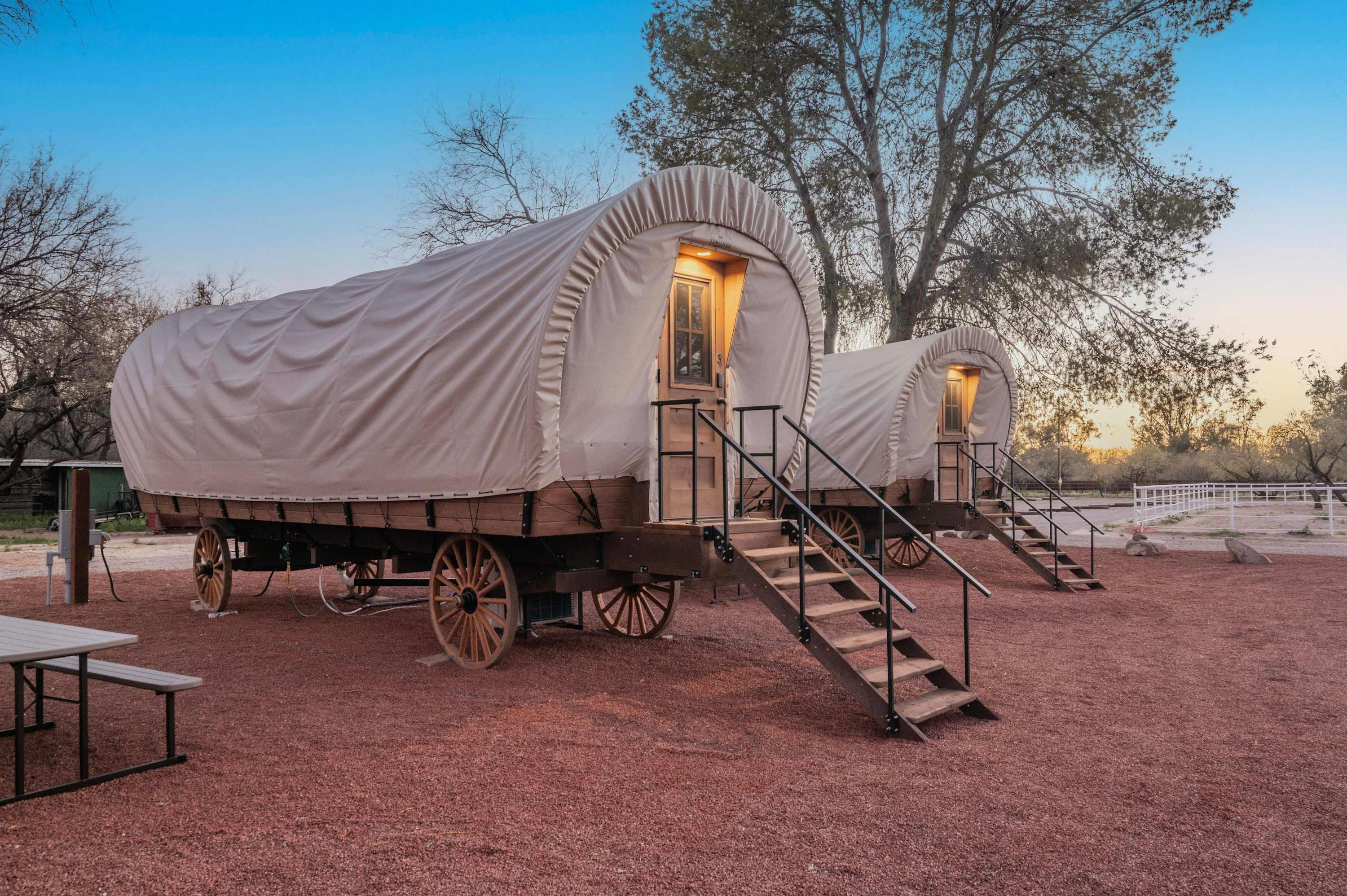 Desert Glamping Wagon • Full Private Bathroom • #3 — Tucson, AZ — vacation rental