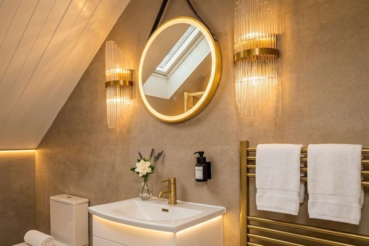 Luxe 2BR Cottage Near Edinburgh with Hot Tub - Sleeps 6 - Free Parking - Wi-Fi in Craigesk EH22 4TP - Property image 27 - VivreStays