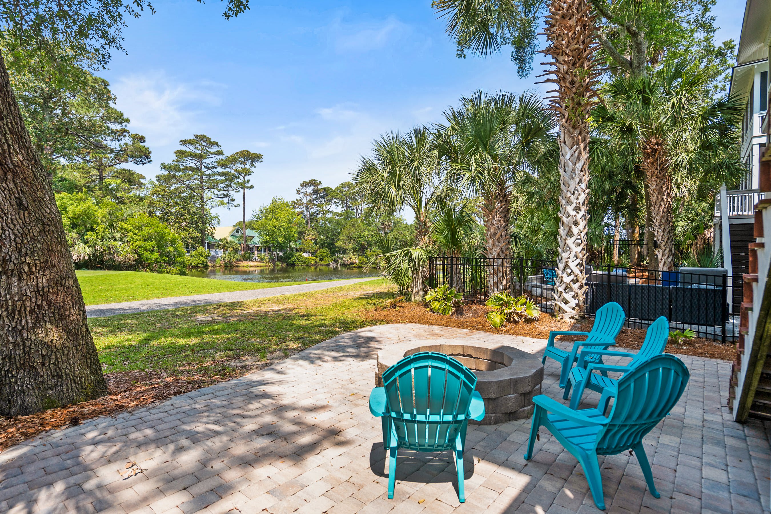 Backyard Sitting Area