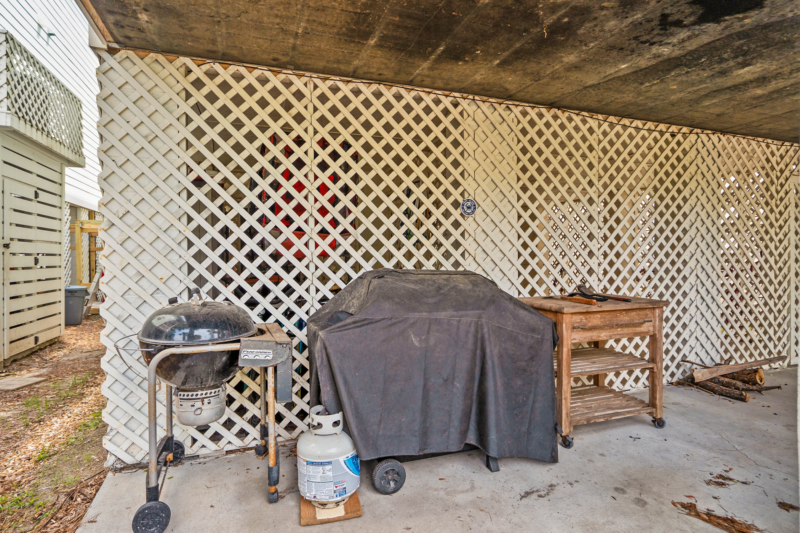 Propane and Charcoal Grill